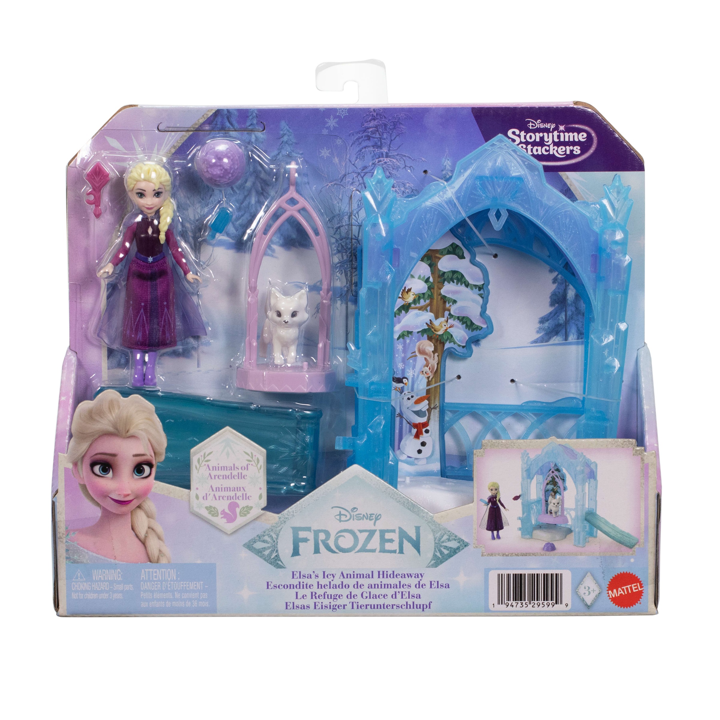 Mattel® Spielwelt »Disney Die Eiskönigin Kleine Puppen Elsa's Icy Hideaway Spielset«