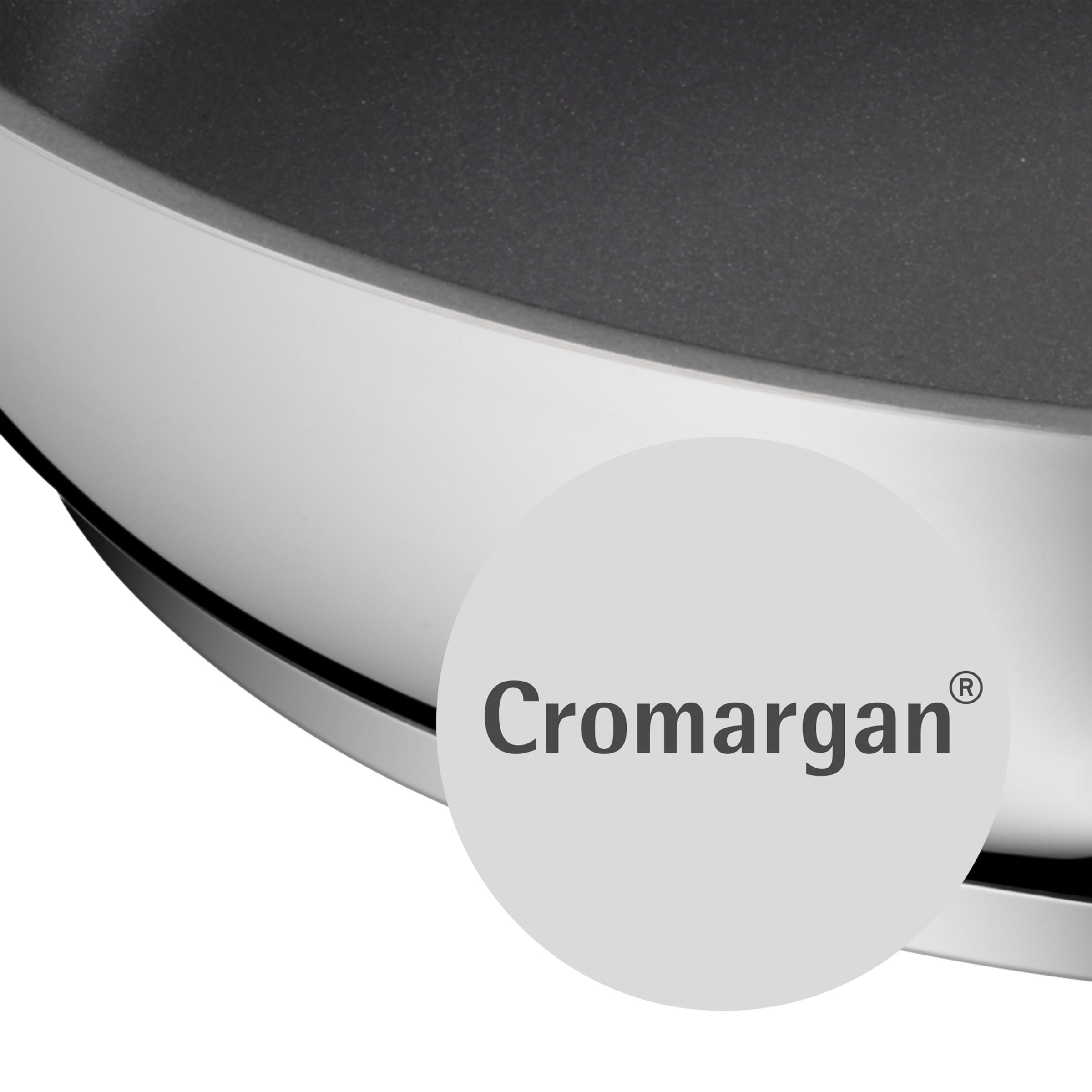 WMF Keptuvė »Durado Edelstahlpfanne 28 cm Induktion« Cromargan® Nerūdijančio plieno  Rostfrei 18/10 (1 tlg.) Antihaftbeschichtetfür alle Herdarten tinka energiesparend