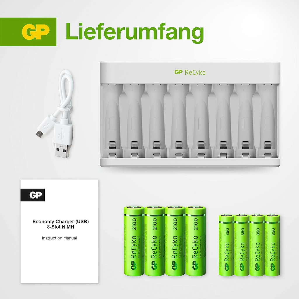 GP Batteries USB-Ladegerät »ReCyko E811«