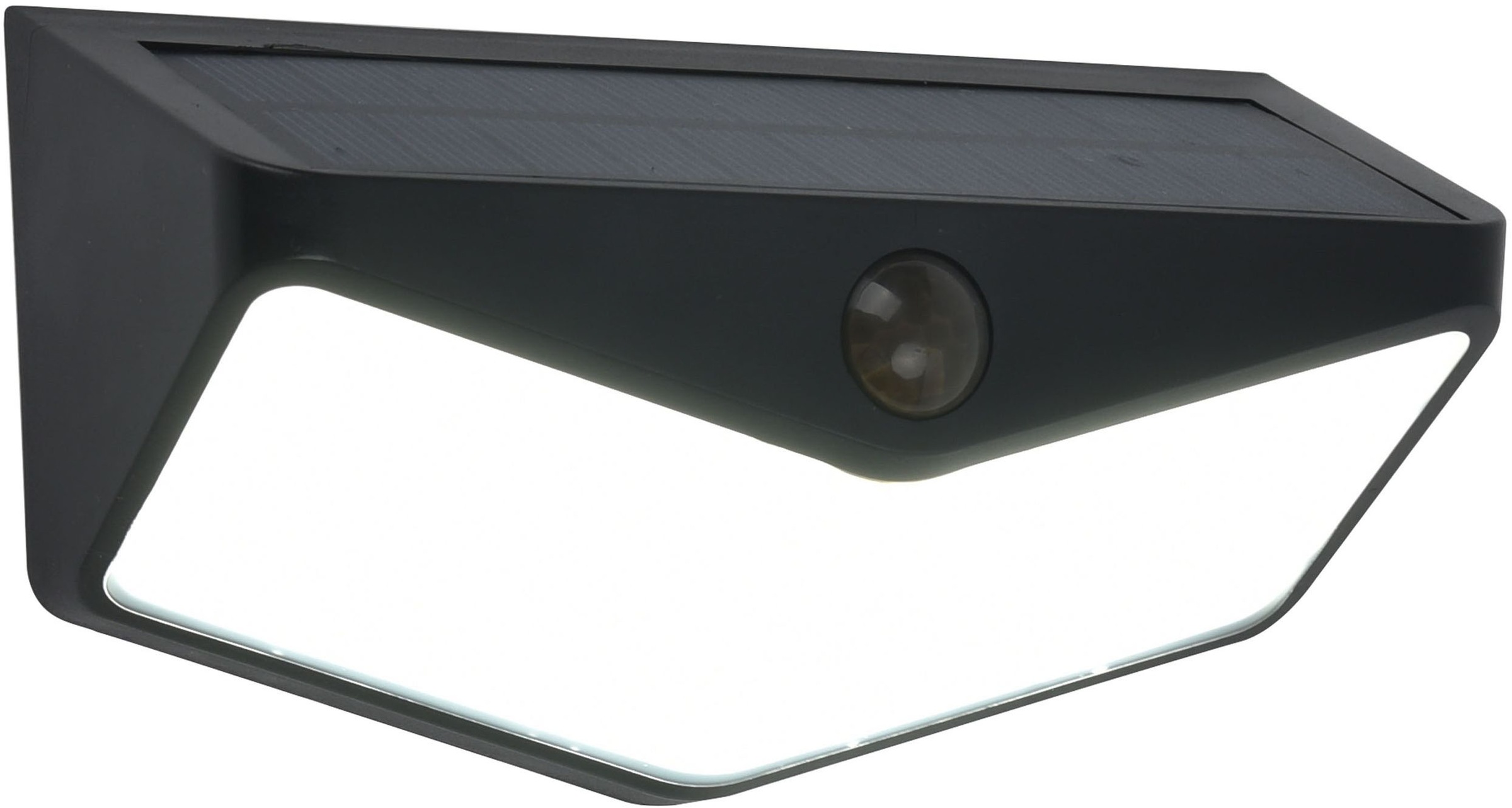 LUTEC LED Solarleuchte »LED-Solar-Aussenwandl. m. BWM WINGS«, 1 flammig, Leuchtmittel LED-Board | LED fest integriert, Bewegungsmelder