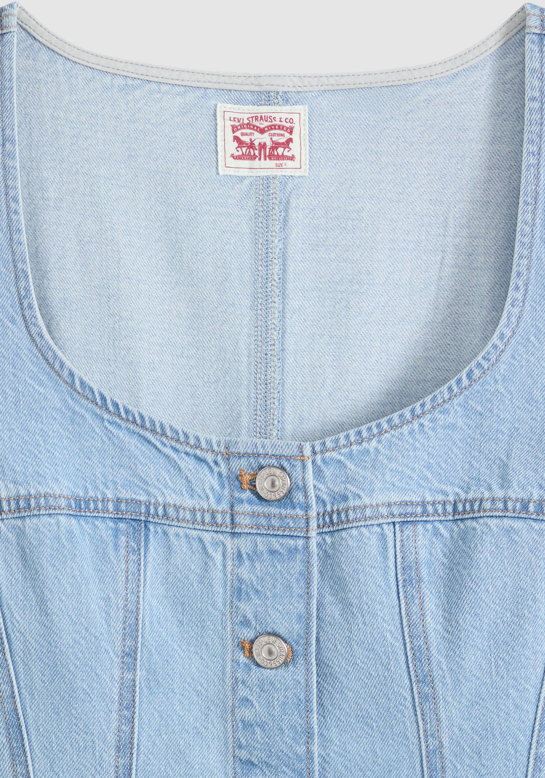 Levi's® Jeanskleid »AUDRA TANK DRESS« Im Rückenteil mit Riegel zur Weitenregulierung