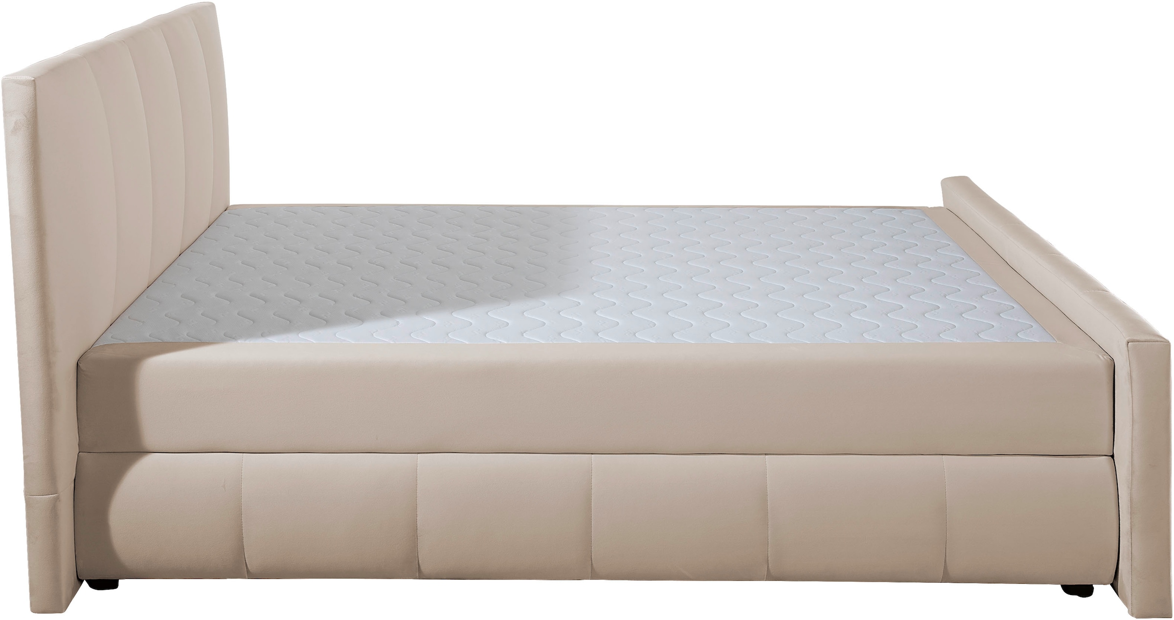 Home affaire Boxbett »Hanelore inkl. Bettkasten und Topper« Boxbett mit Bettkasten und Fußteil, inkl. Topper