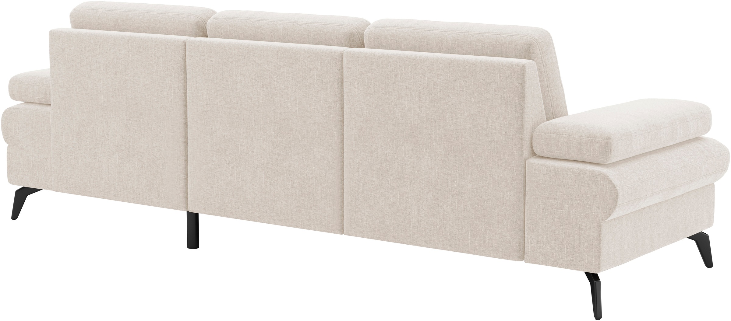 sit&more Ecksofa »Morris Jubi, L-Form«, inkl. Armteilfunktion und 1 Zierkissen, wahlweise mit Bettfunktion