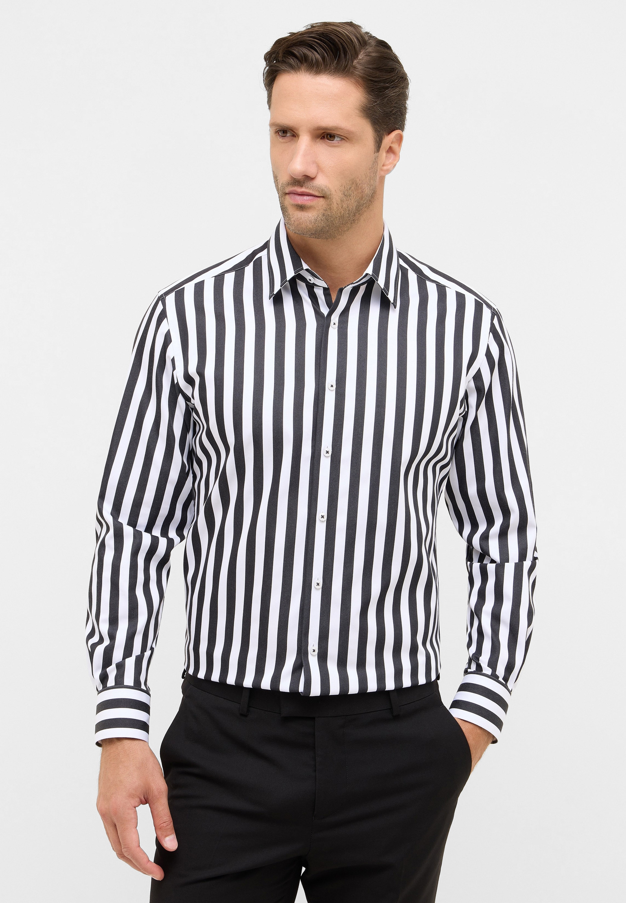 Eterna Langarmhemd "MODERN FIT", NON IRON (bügelfrei) günstig online kaufen