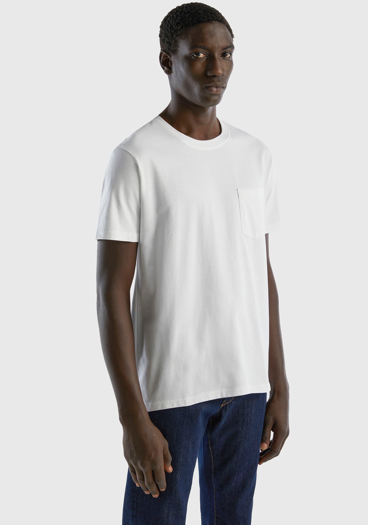 United Colors of Benetton T-Shirt, mit aufgesetzter Brusttasche