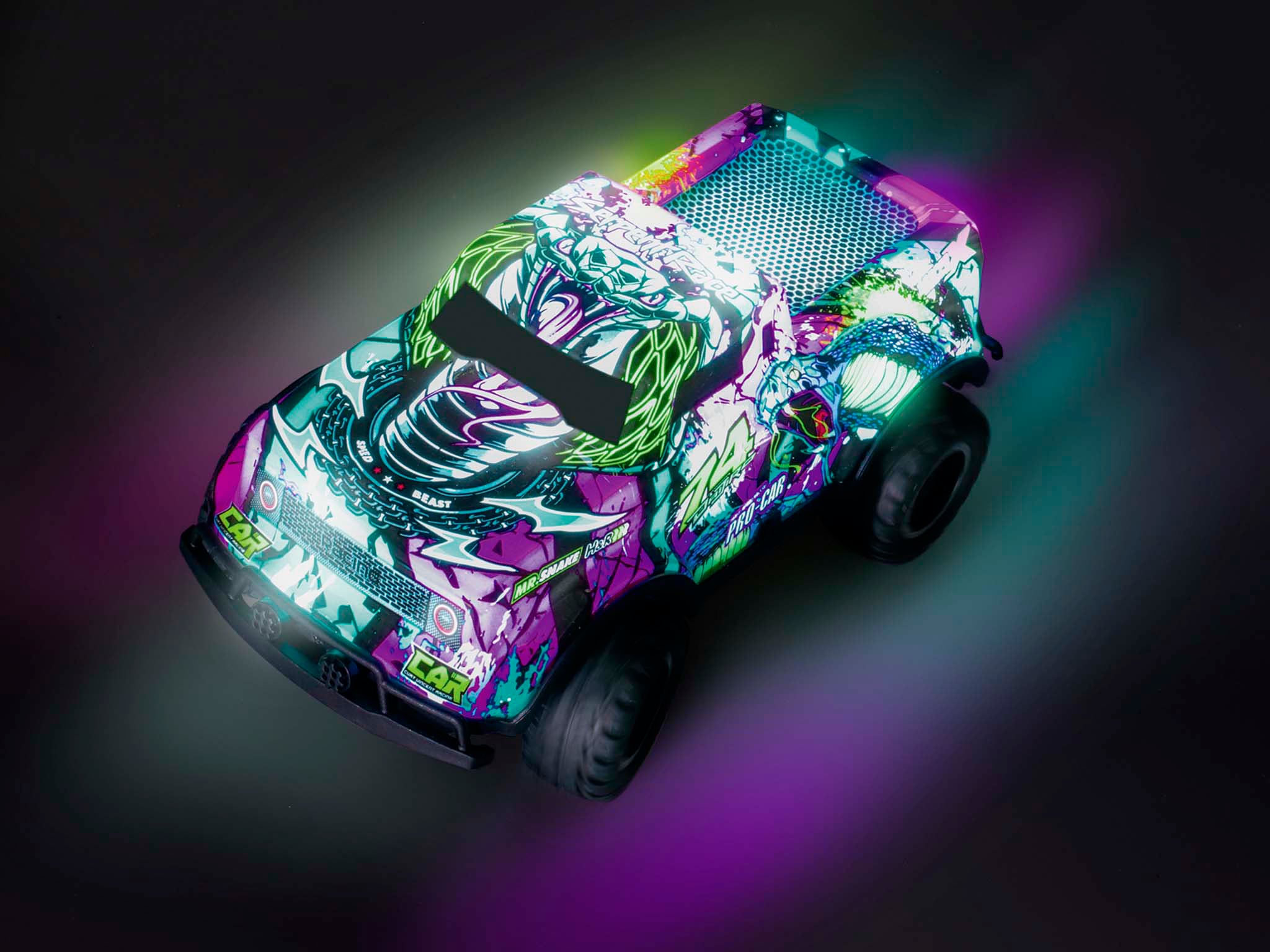Revell® RC-Monstertruck »Revell® control, Ghost Driver, 2,4 GHZ, lila«, mit LED-Beleuchtung