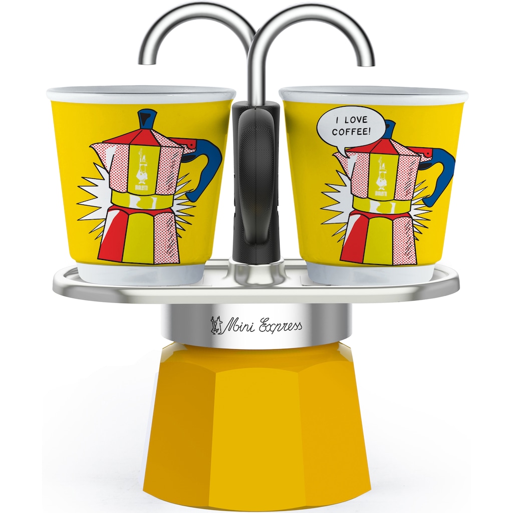 BIALETTI Espressokocher »Mini Express Lichtenstein«, 0,09 l Kaffeekanne