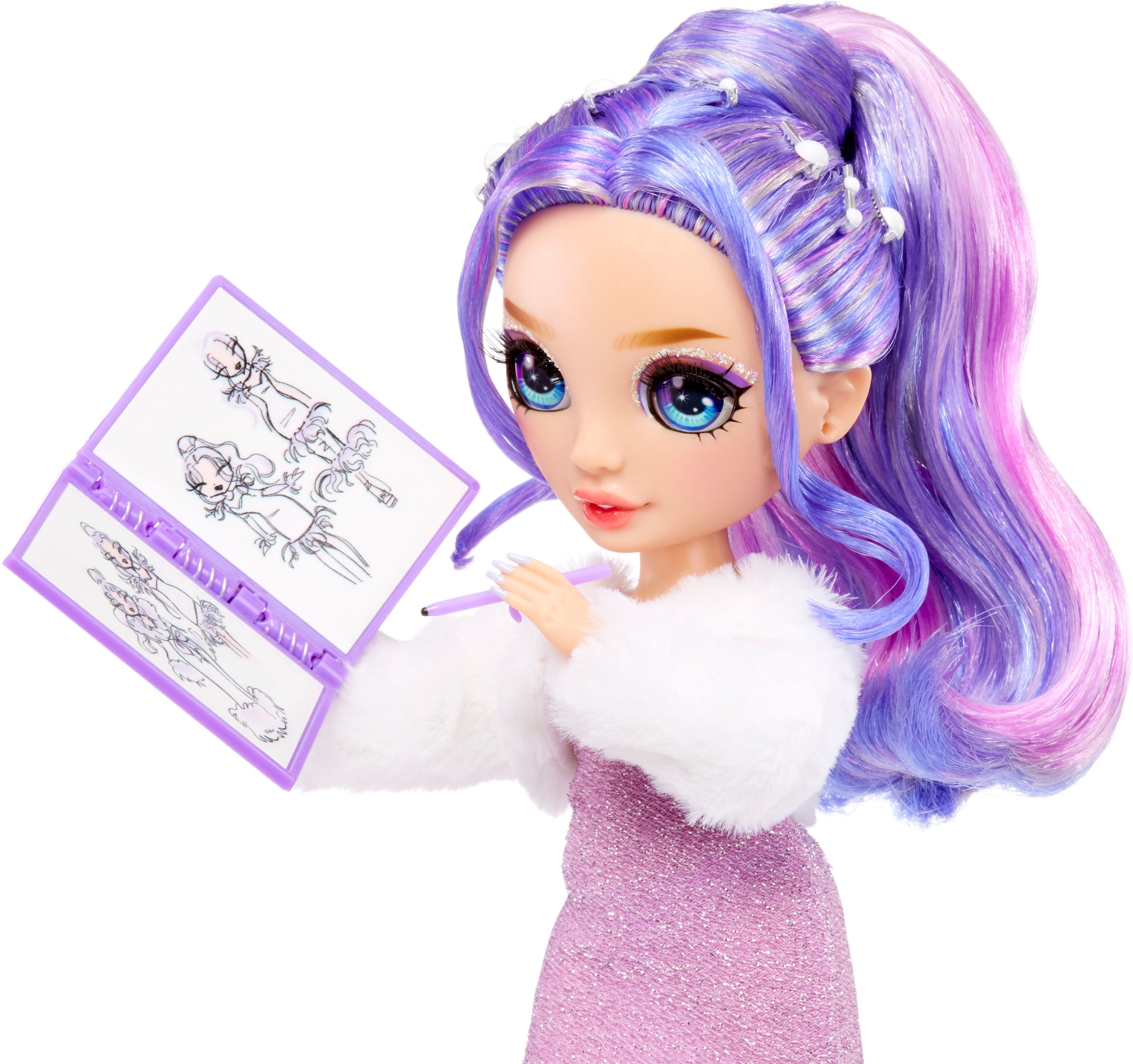 RAINBOW HIGH Anziehpuppe »Rainbow High Fantastic Fashion - Violet (purple)«, inklusive 2. Outfit