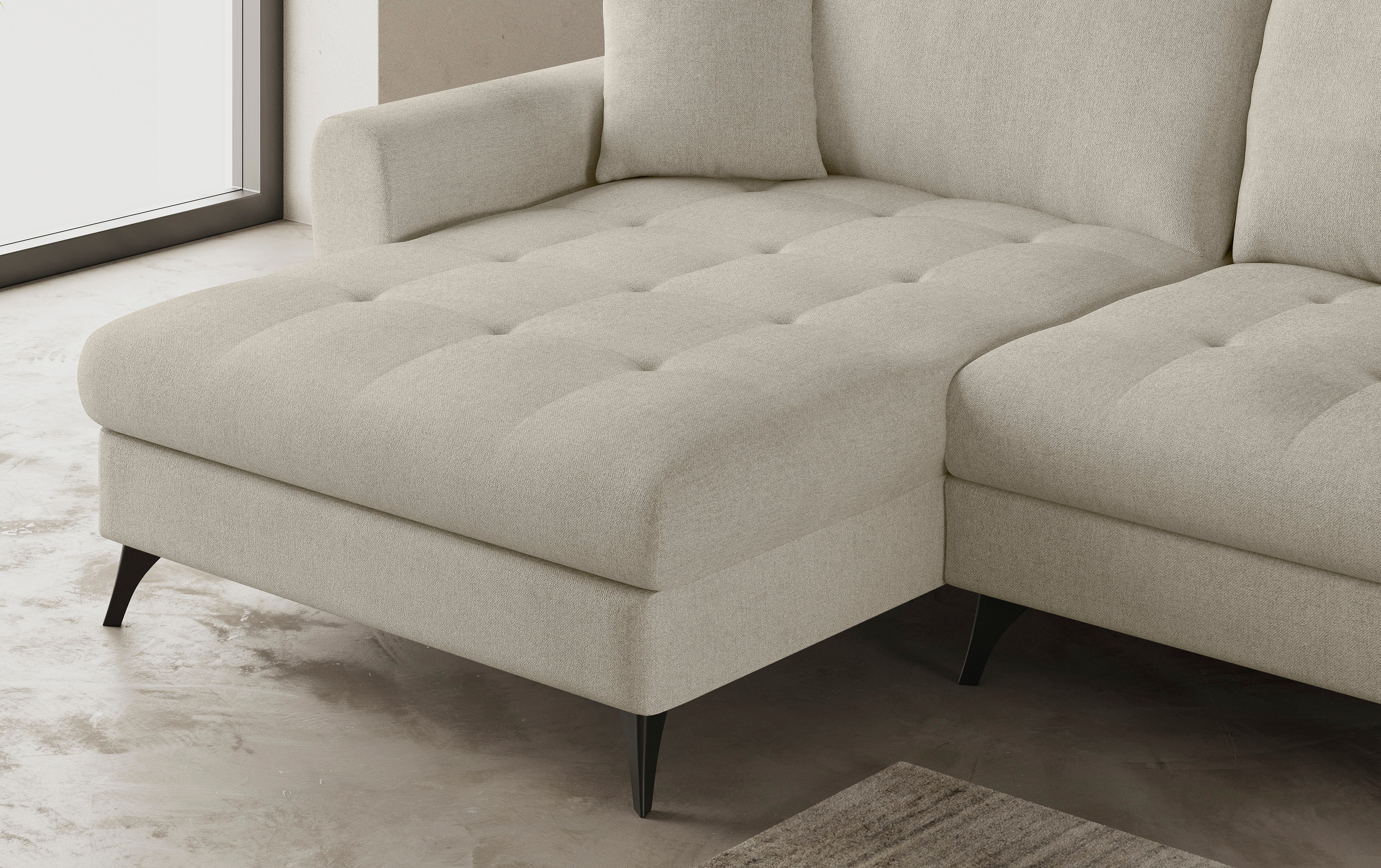 Thumbnail - Mr. Couch Ecksofa "Blackburn II, L-Form", Mit Kaltschaumpolsterung bis 140 kg belastbar