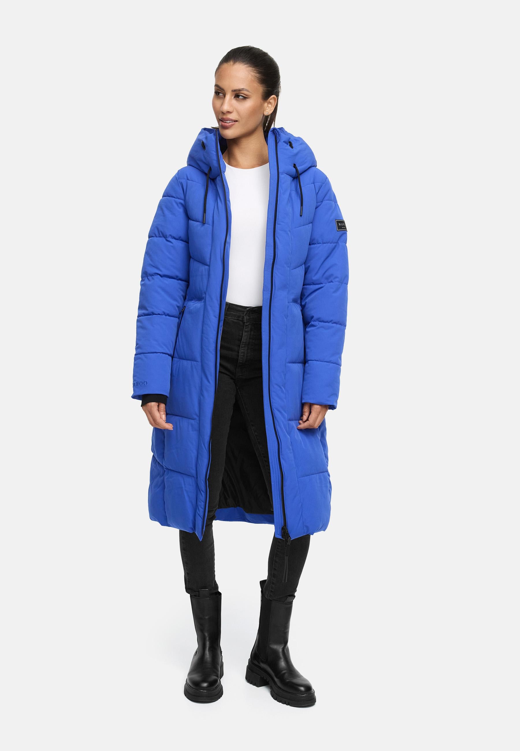Navahoo Steppmantel »Schokokuss XIV«, Warmer Damen gesteppter Wintermantel mit Kapuze