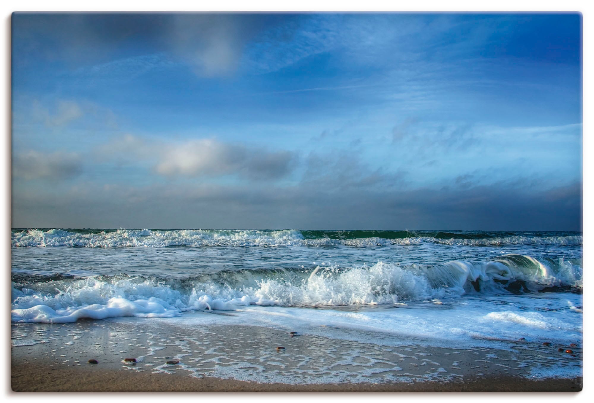 Artland Wandbild "Ostsee", Strand, (1 St.), als Leinwandbild, Poster in verschied. Größen