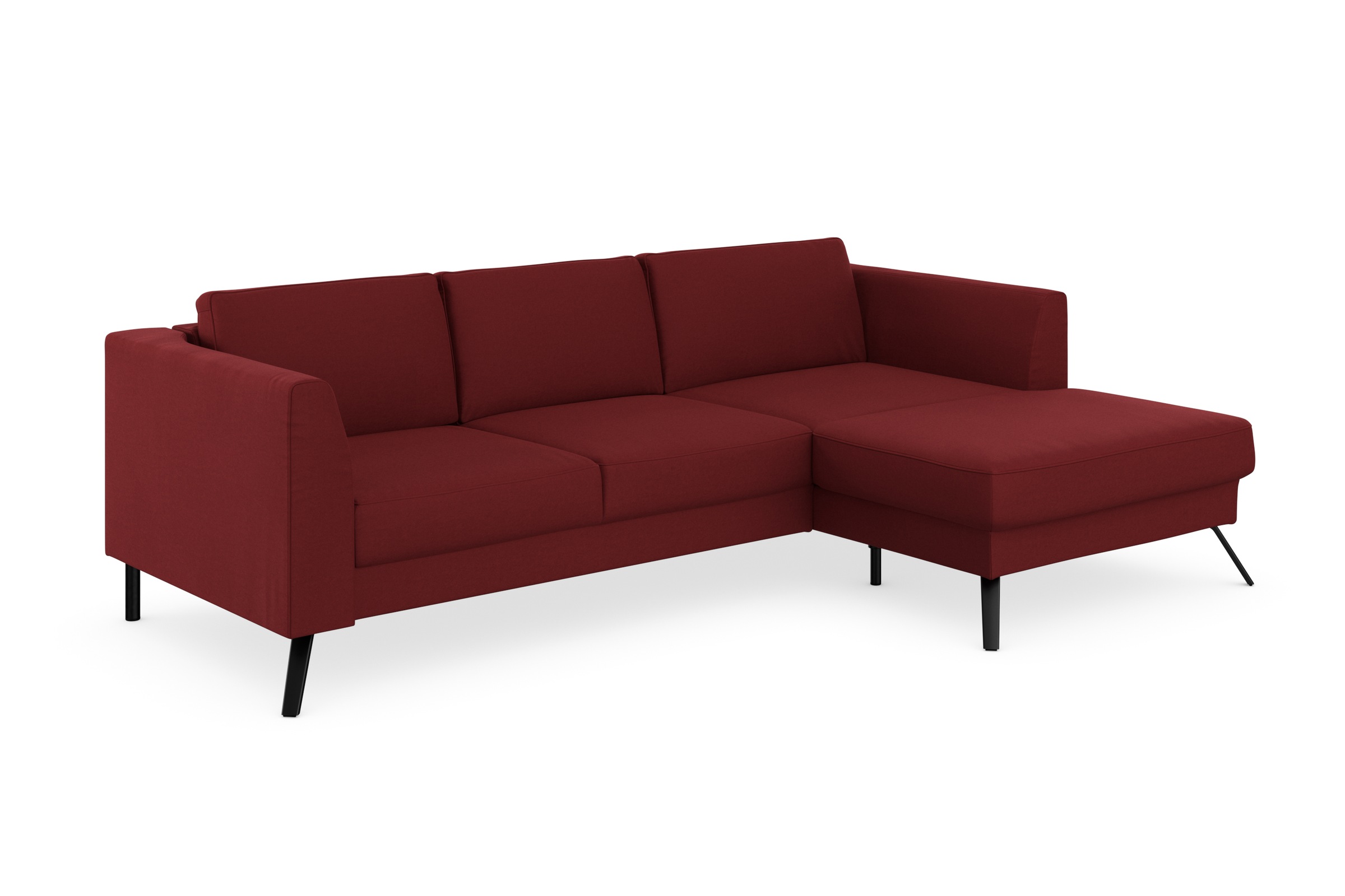 sit&more Ecksofa »Lindholm L-Form«, mit Sitztiefenverstellung und Federkern