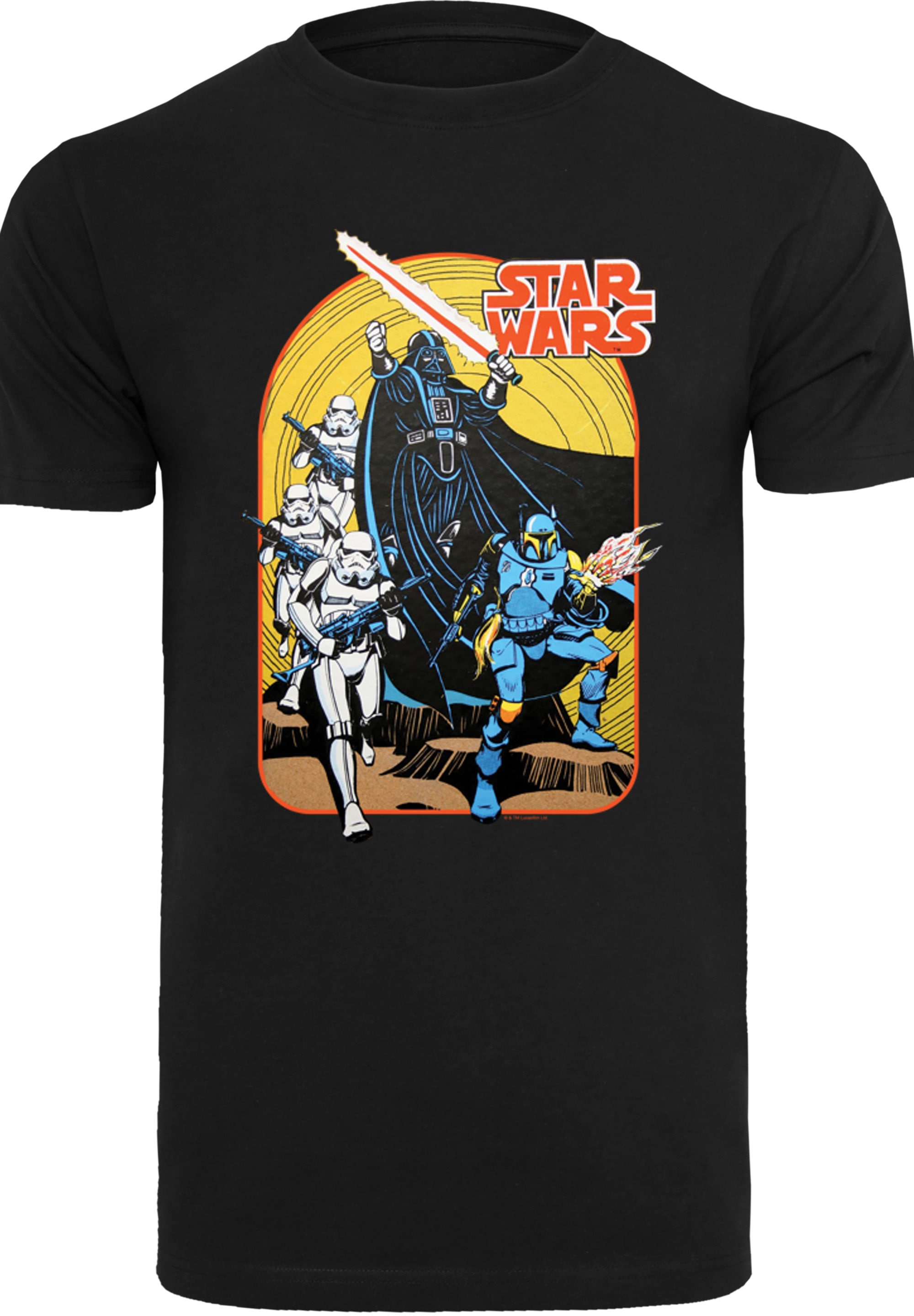 F4NT4STIC T-Shirt "Star Wars Vintage Comic Scene", Herren,Premium Merch,Reg günstig online kaufen