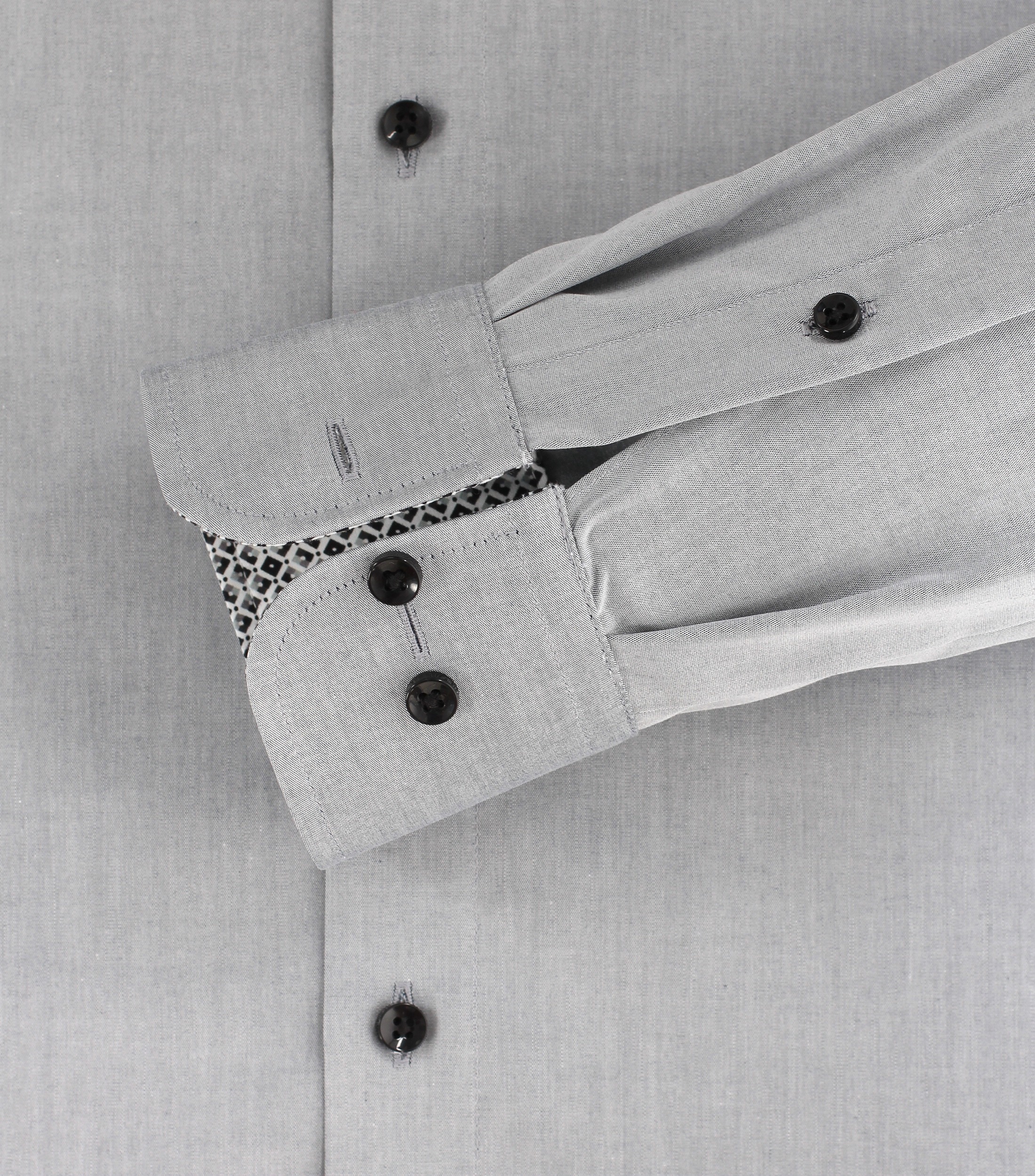 CASAMODA Business Shirt Solid Light Gray 41 6