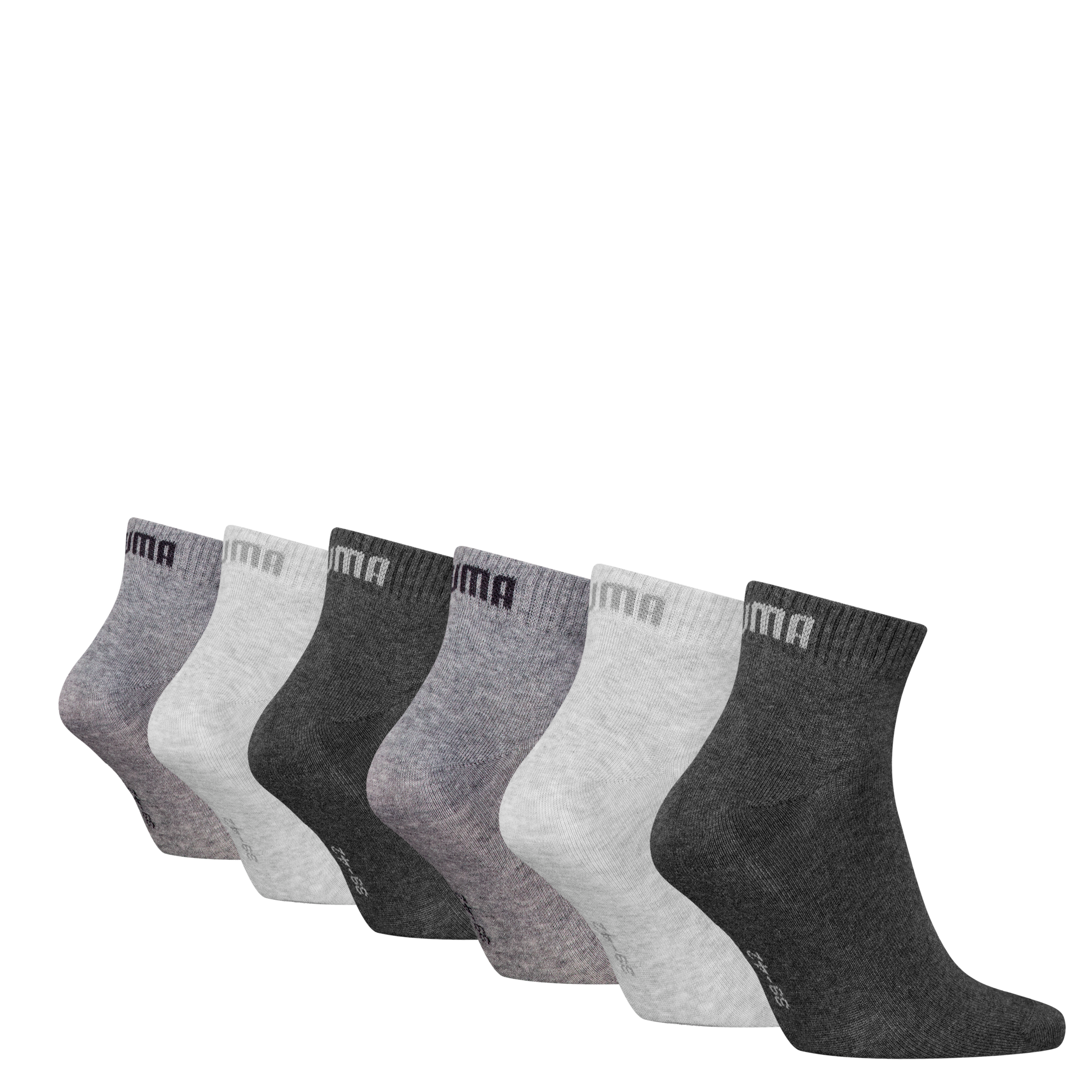 PUMA Kurzsocken "PUMA UNISEX QUARTER PLAIN 6P ECOM", (6er-Pack), mit feucht günstig online kaufen