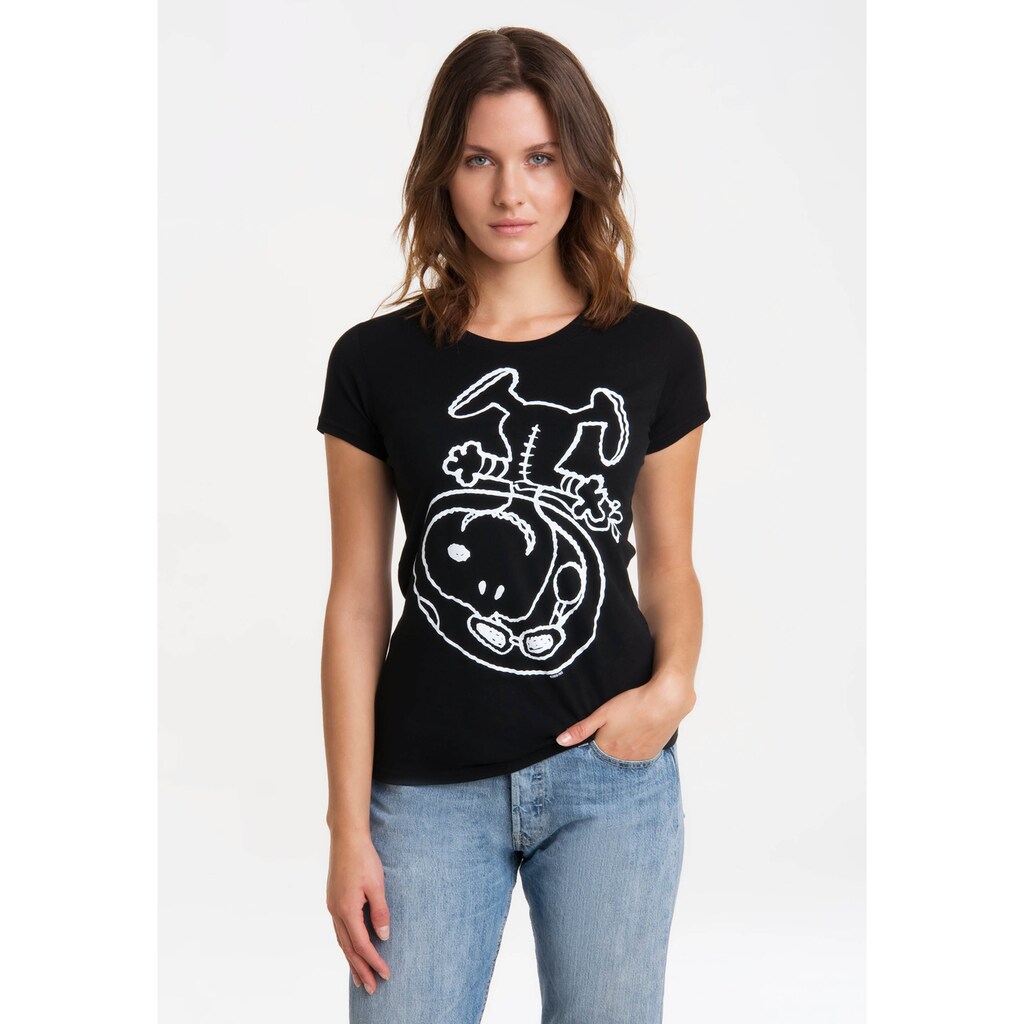 LOGOSHIRT T-Shirt »Snoopy - Astronaut«