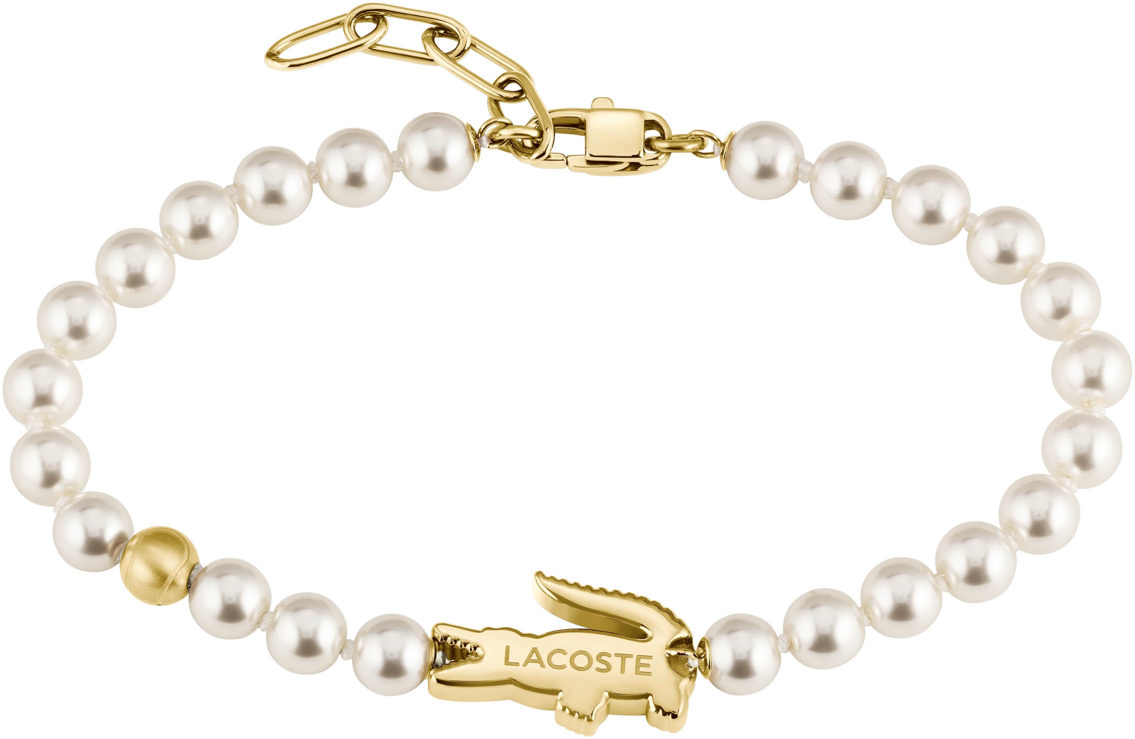 Lacoste Perlenarmband »MATCHPOINT, 2040430«, mit Perle (imitiert)
