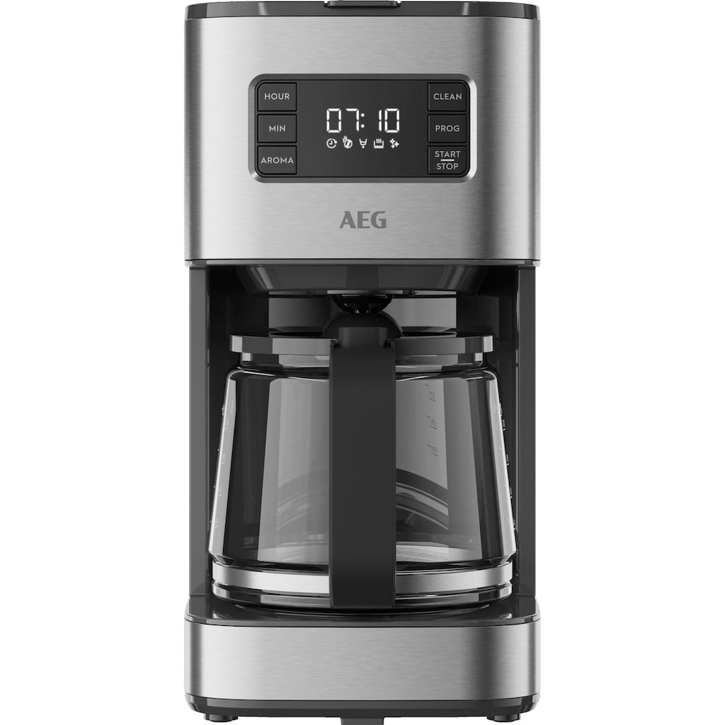 AEG Filterkaffeemaschine »Gourmet 6 CM5-1-6ST«, 1,25 l Kaffeekanne, Korbfilter, 1x4