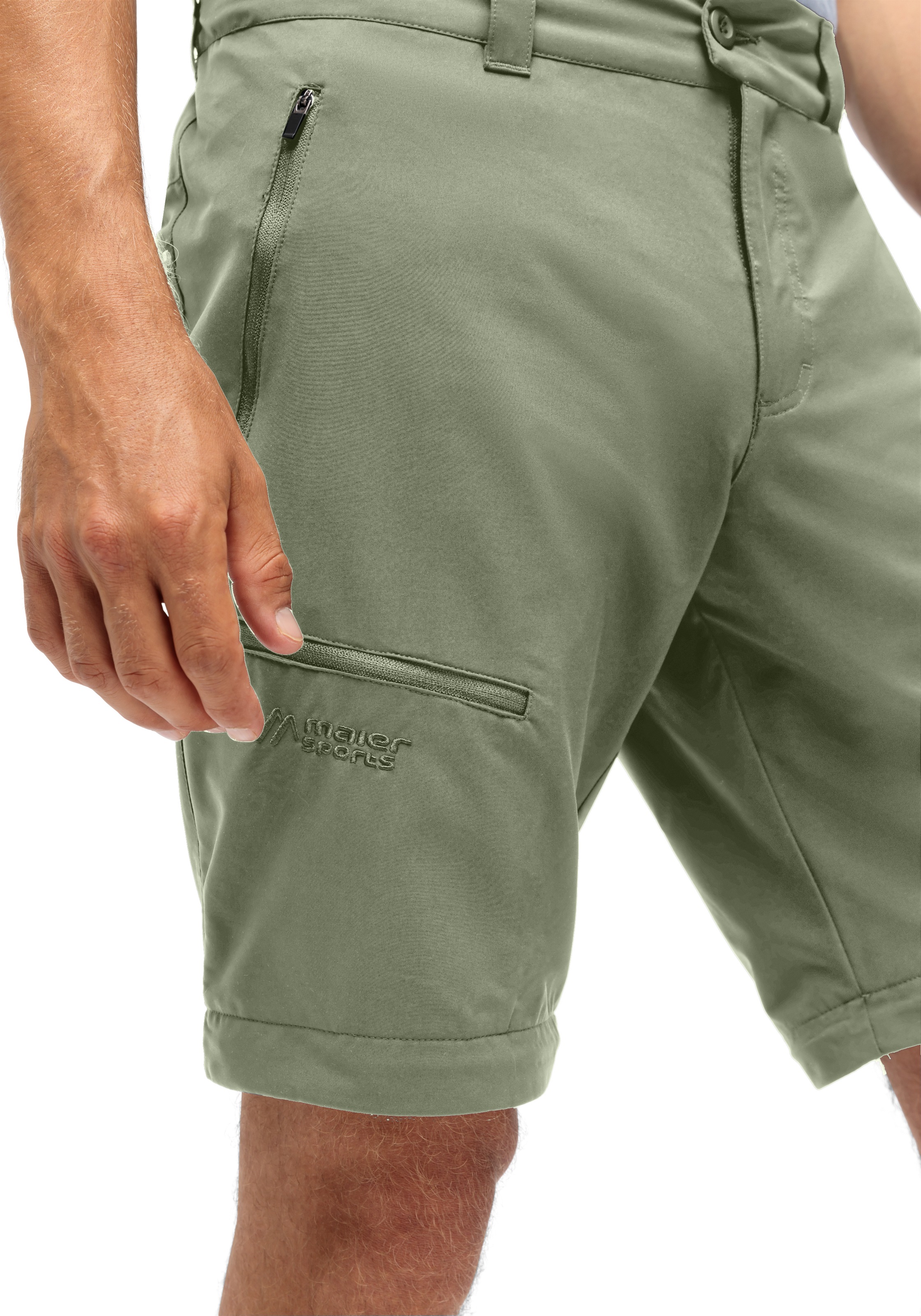 Maier Sports Outdoorhose »Tajo Zip Loop«, Herren Wanderhose, Zip-Off Funktionshose, 4 Taschen, Regular Fit