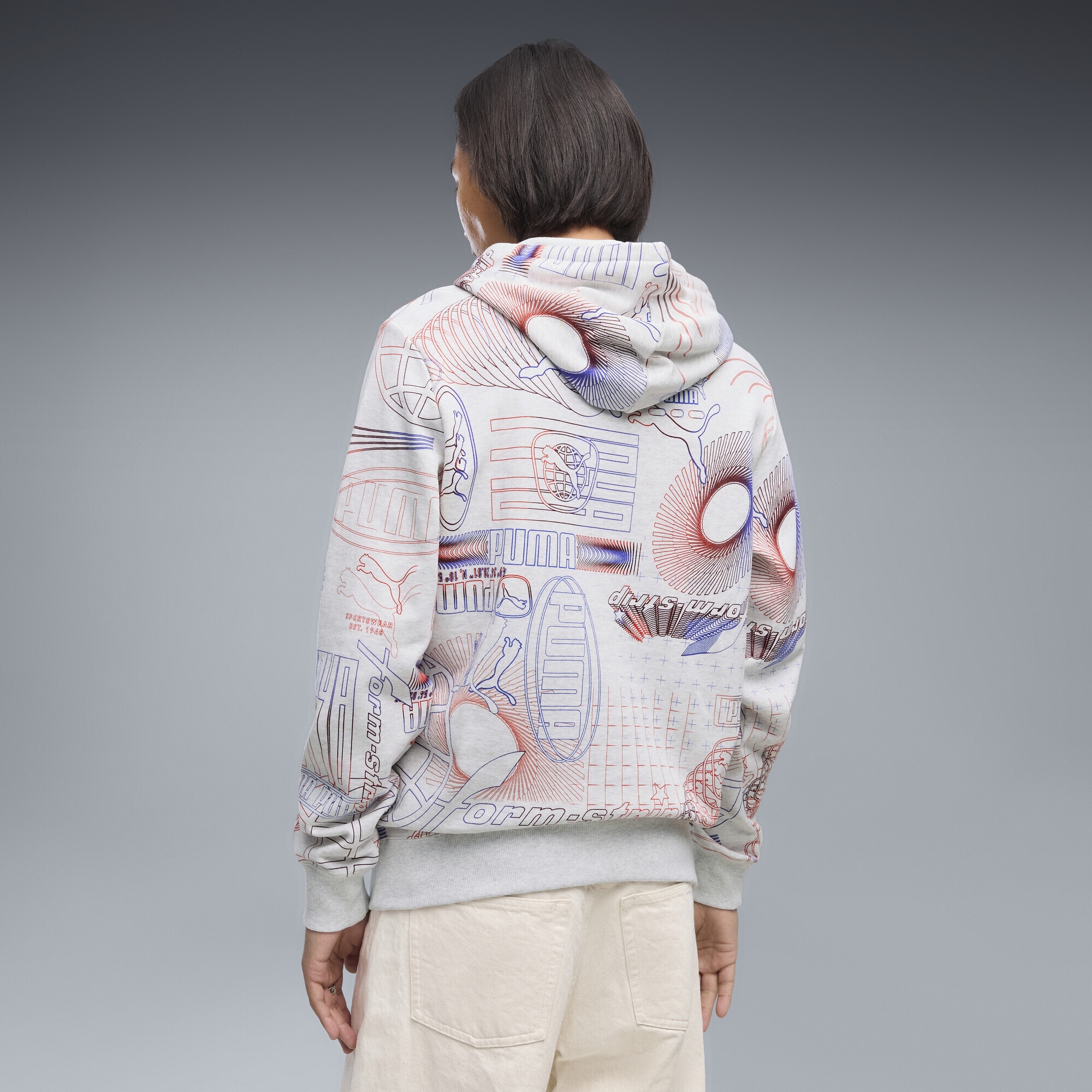 PUMA Hoodie »Essentials Printed Graphic Hoodie Herren«
