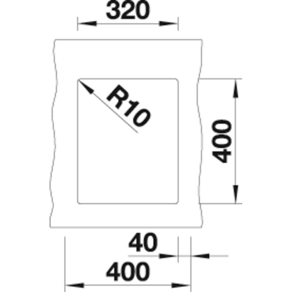 Blanco Granitspüle »SUBLINE 320-U«