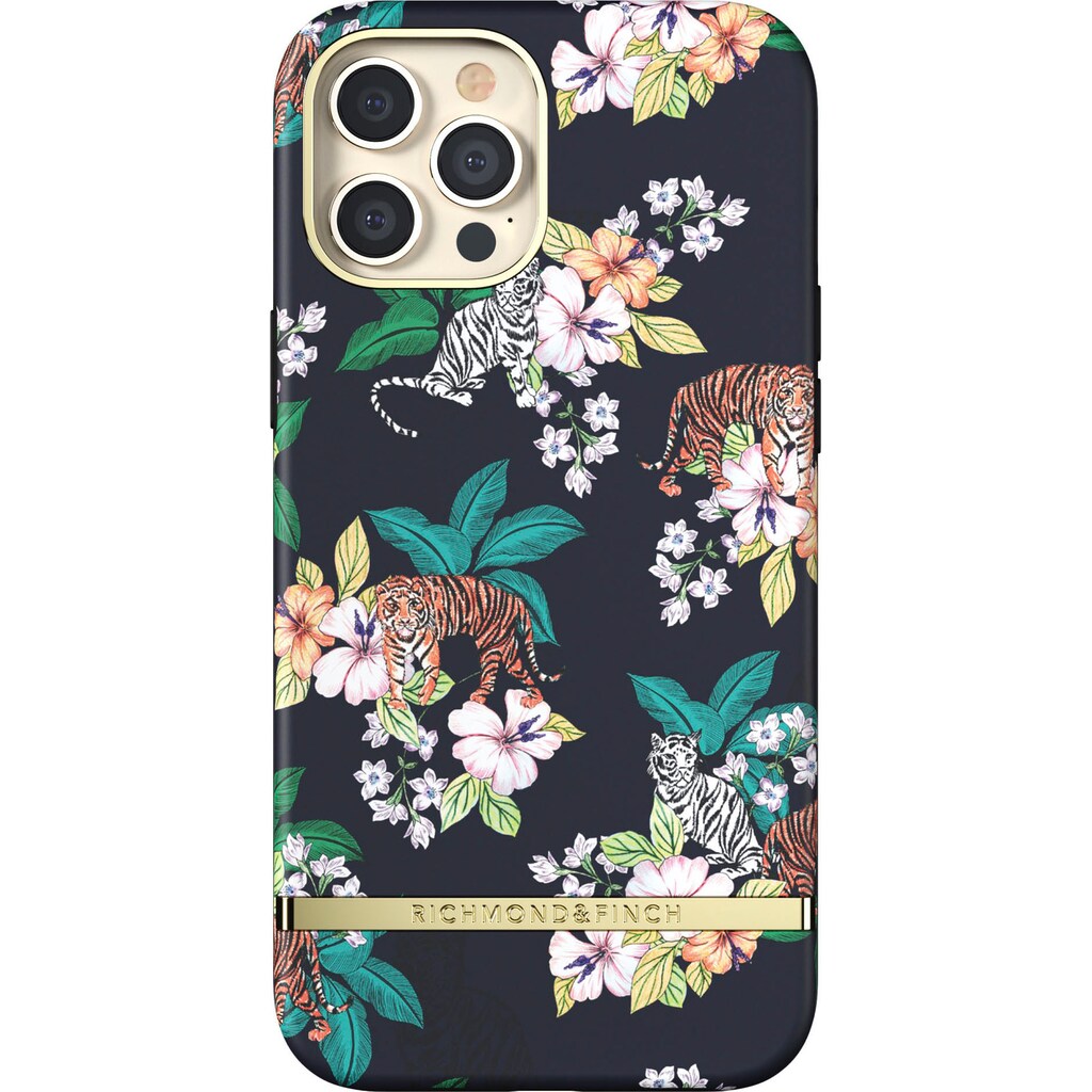 richmond & finch Smartphone-Hülle »Floral Tiger für iPhone 12 Pro Max«, iPhone 12 Pro Max, 17 cm (6,7 Zoll)