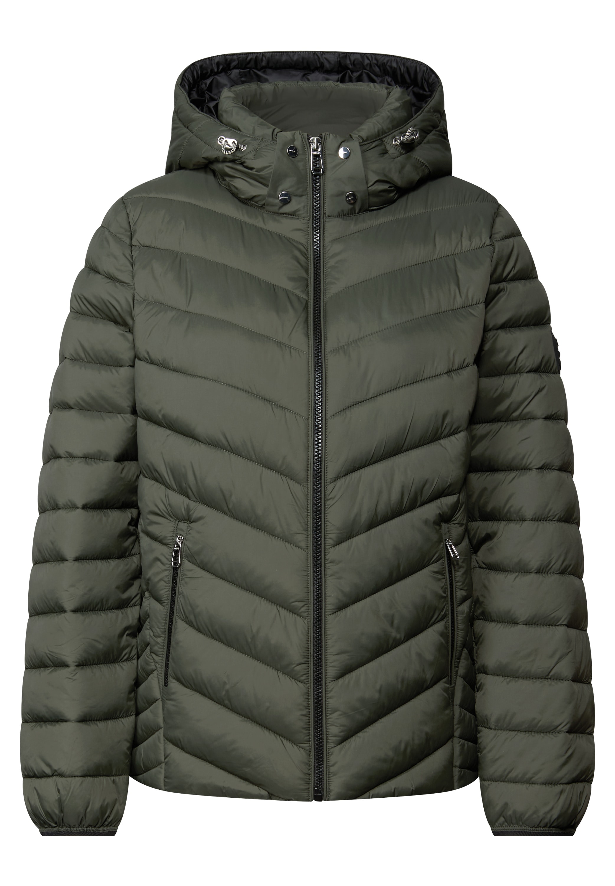 STREET ONE Steppjacke, mit Kapuze, mit Kapuze mit Gummizug