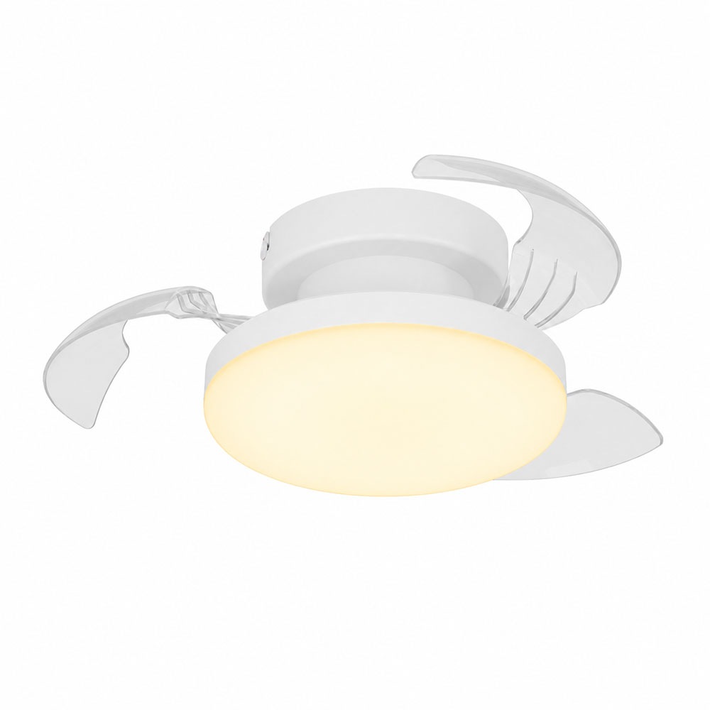 EGLO LED Deckenleuchte »HOVLEY« LED-Modul 1 Stk. Kaltweiß | Neutralweiß | Warmweiß LED Ventilator mit Beleuchtung - in weiß - Ø41cm - 3 Geschwindigkeiten