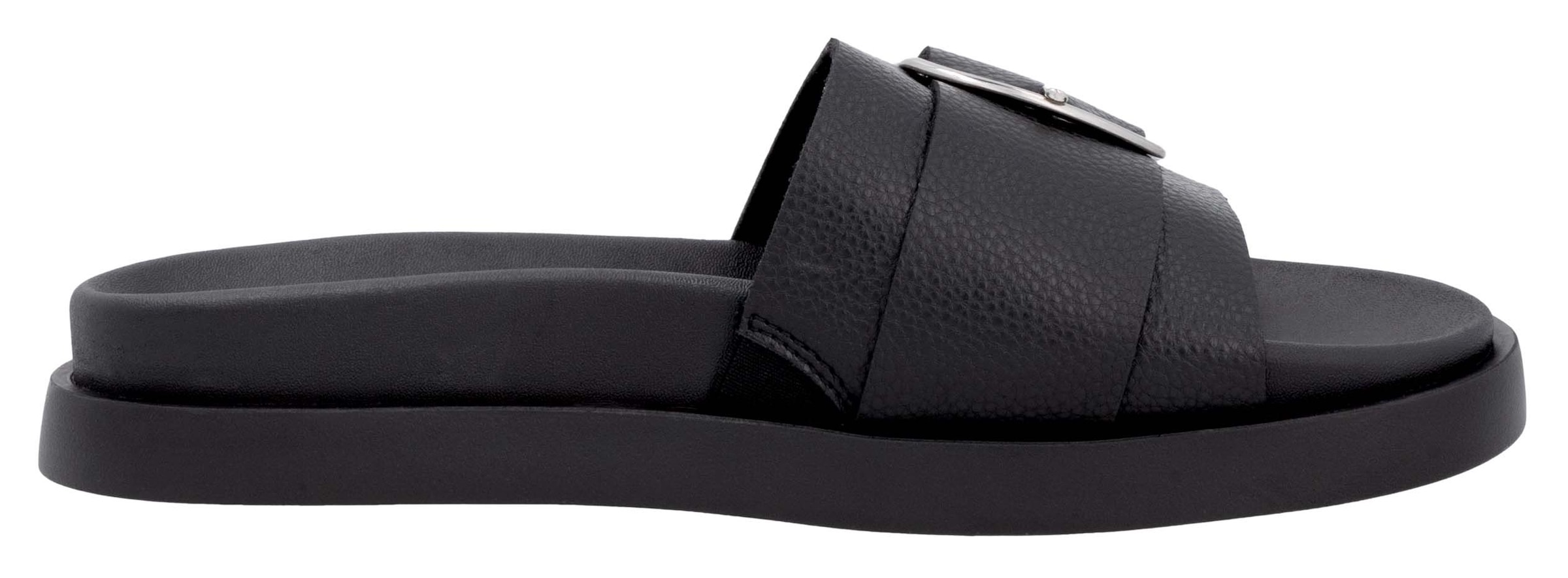 RIEKER Sport Pantolette, Sommerschuh, Strandschuh, Urlaubschuh, Hausschuh mit Zierschnalle