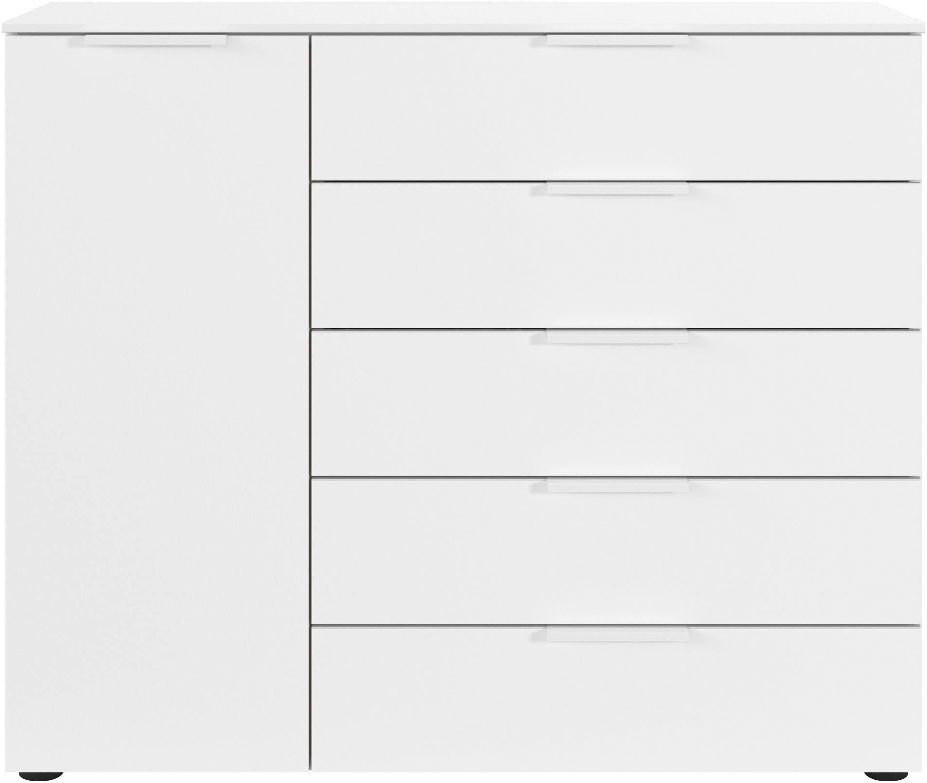 LeGer Home by Lena Gercke Kommode »Serina«, mit 5 Schubkästen und 1 Tür sowie Metallgriffen MADE IN GERMANY
