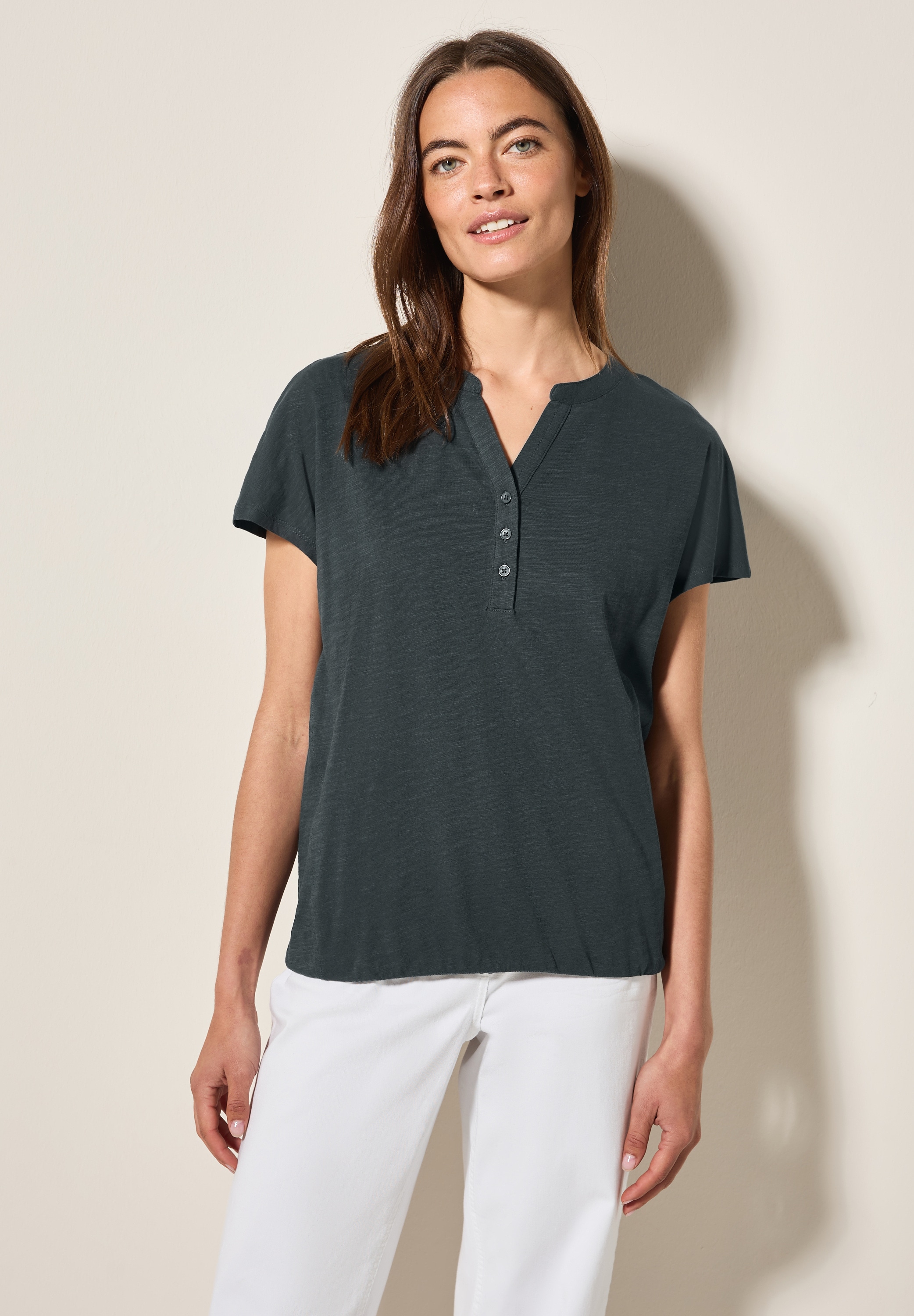 Cecil Tunikashirt aus reiner Baumwolle günstig online kaufen