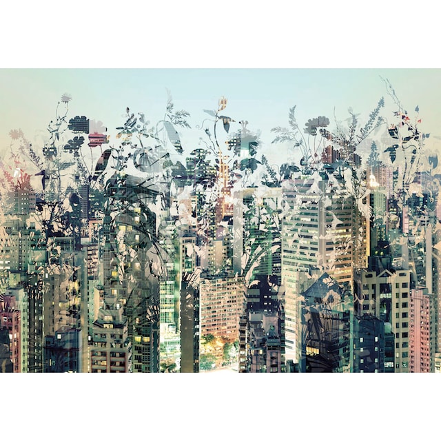 Komar Fototapete »Urban Jungle«, 368x254 cm (Breite x Höhe), inklusive  Kleister online bestellen | BAUR