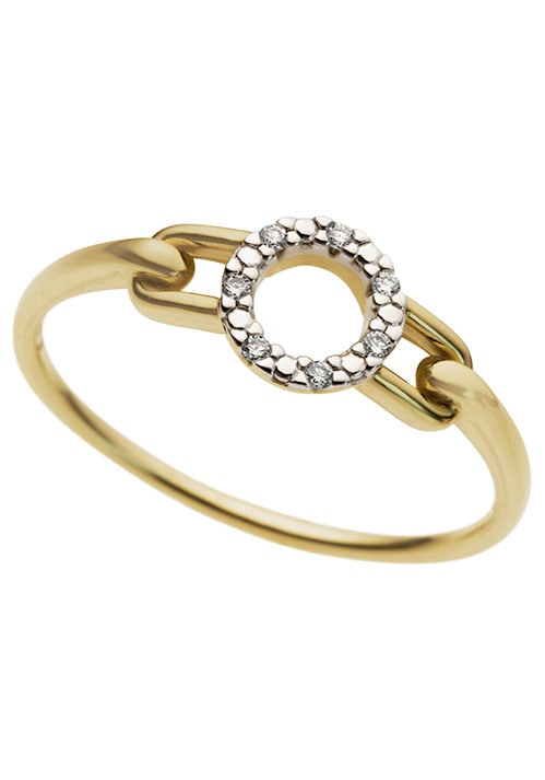 Firetti Diamantring »Schmuck Geschenk Gold 333 Damenring Goldring Diamant«, mit Brillanten