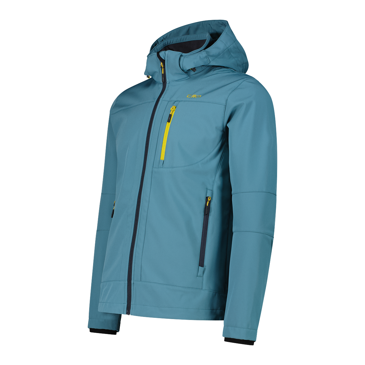 CMP Softshelljacke, (1 St.), mit Kapuze, Wasserabweisend & Winddicht & Atmungsaktiv