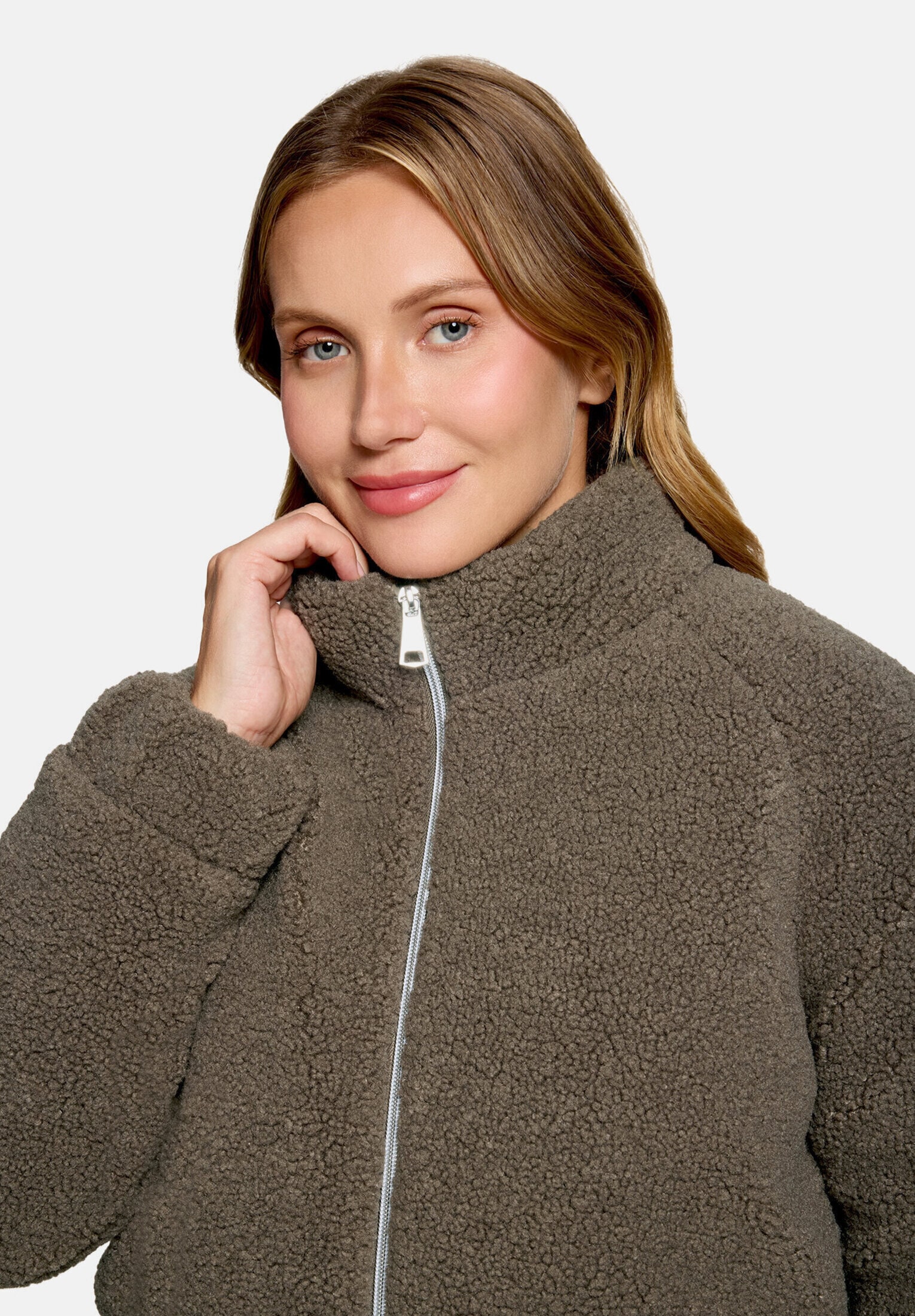 Cartoon Fellimitatjacke »Damen mit Plüsch«