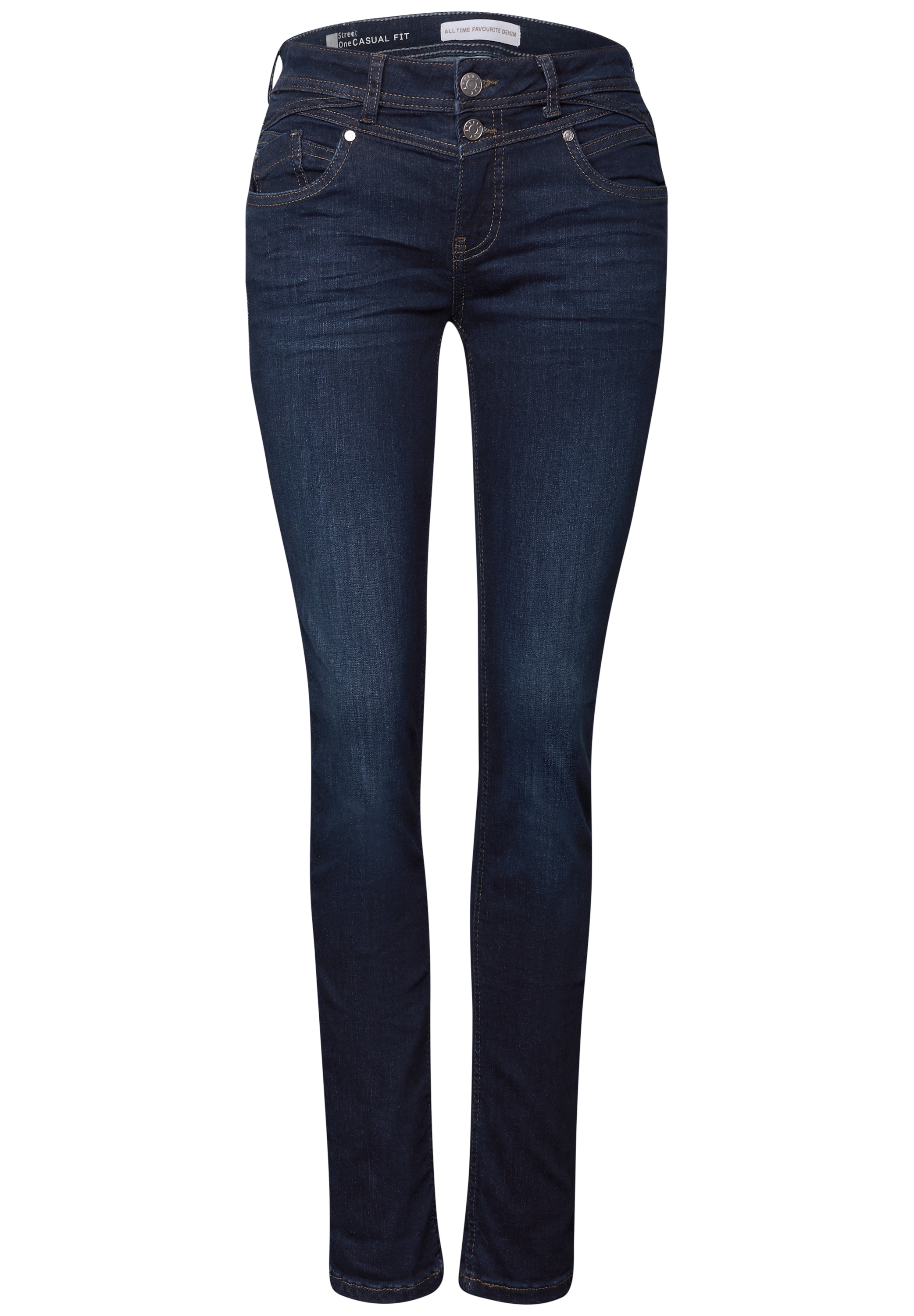 STREET ONE Regular-fit-Jeans »Style Jane«, im Five-Pocket Style