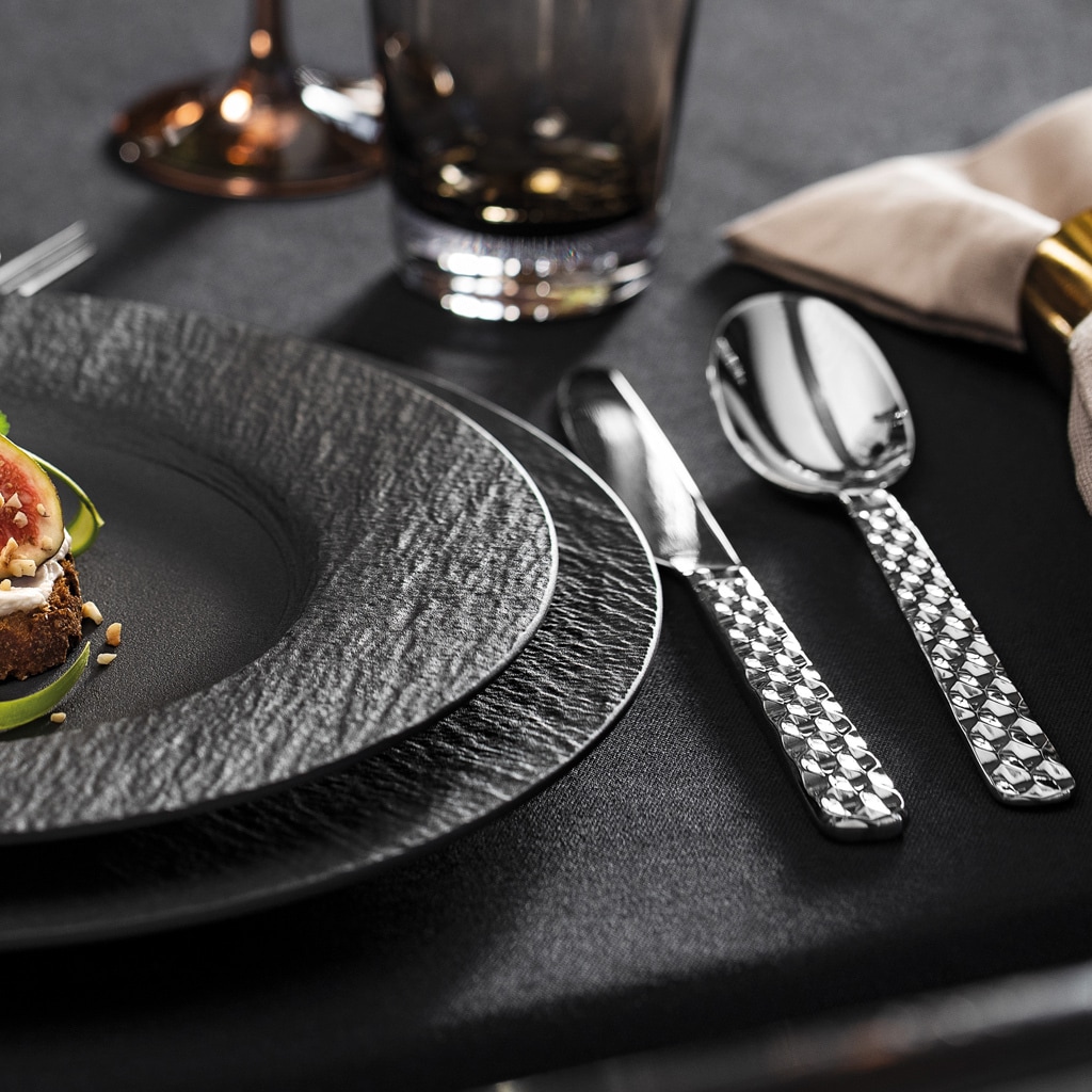 Villeroy & Boch Tafelmesser »Tafelmesser Boston 237 mm 6er Set silber« Spülmaschinenfest