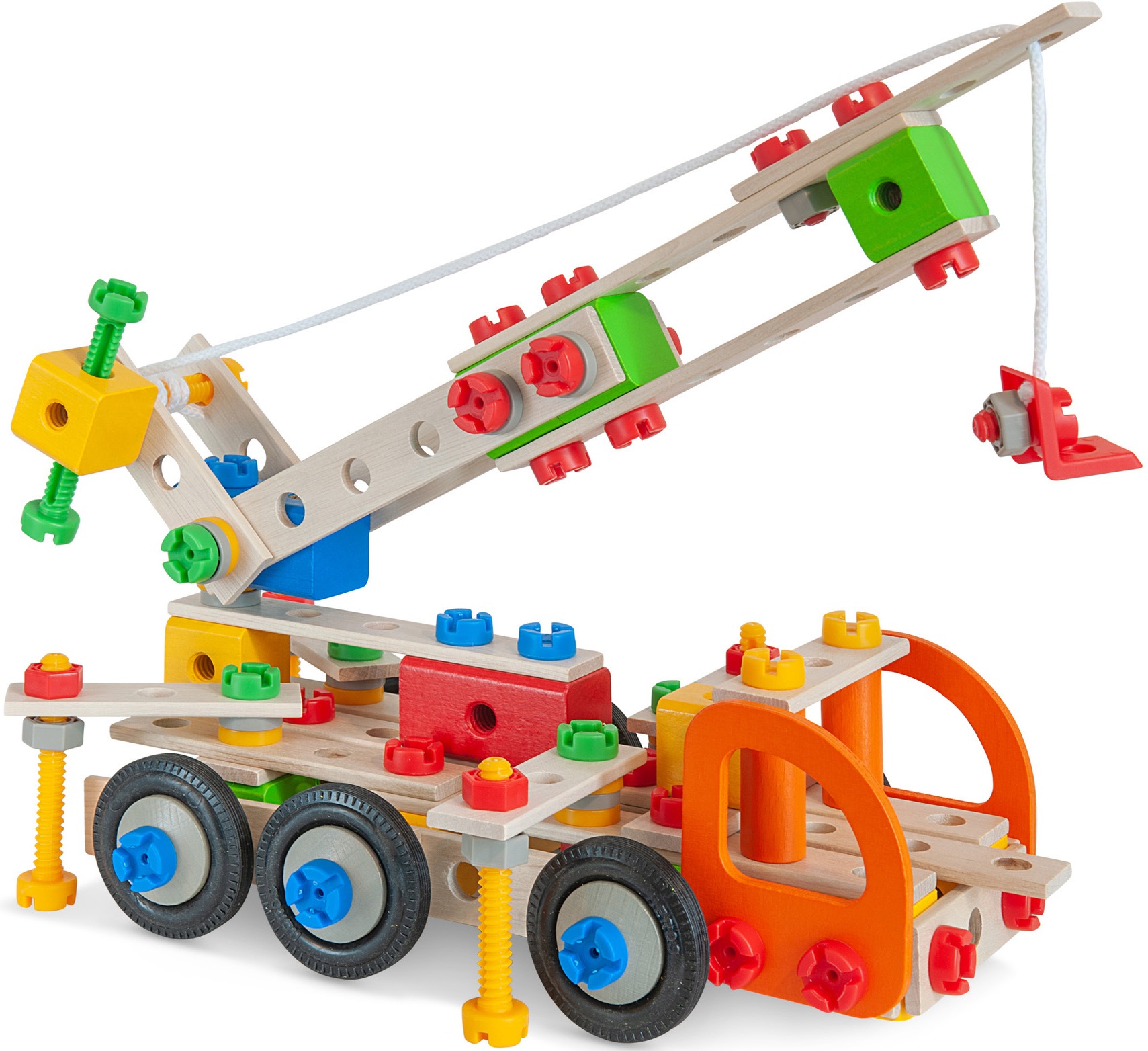Eichhorn Konstruktionsspielsteine »Constructor Kranwagen«, (170 St.), Made in Germany; FSC®- schützt Wald - weltweit