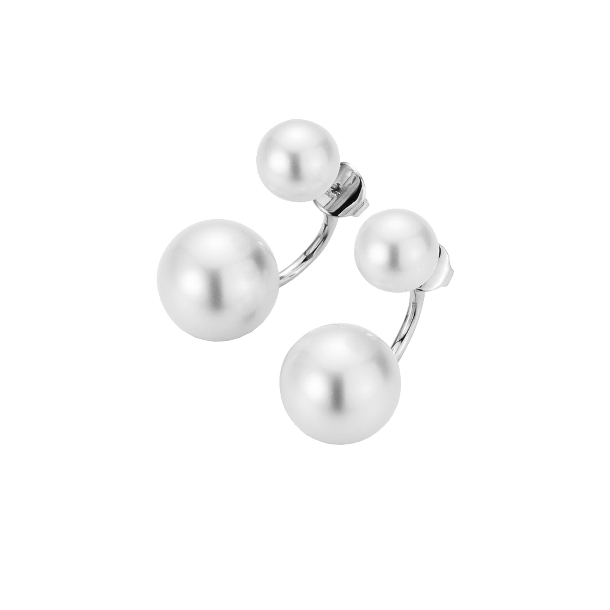 Perlenohrringe »2-teilig mit Perle, Silber 925«