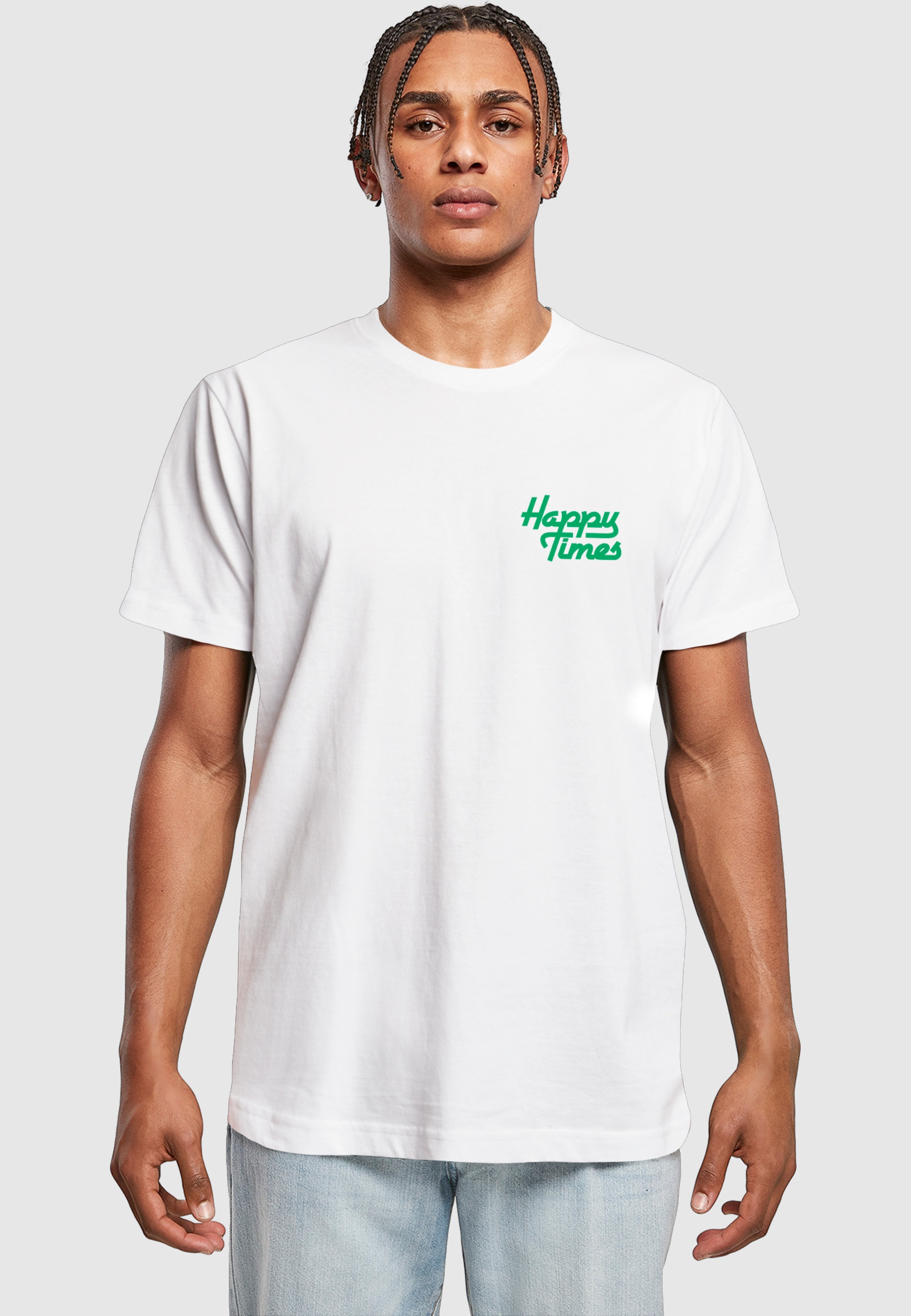 MisterTee T-Shirt »MisterTee Happy Times Tee« 1 Stk.
