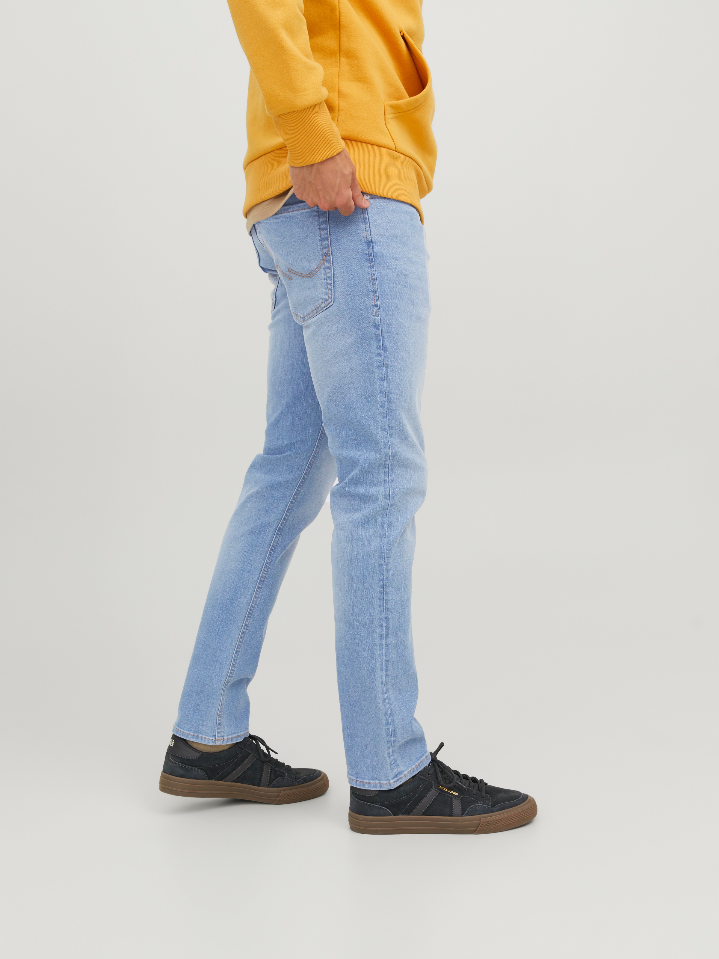 Thumbnail - Jack & Jones Slim-fit-Jeans "JJIGLENN mit Used-Look und Stretchkomfort" Abriebeffekte, modisch, slim fit, Baumwollmischu...