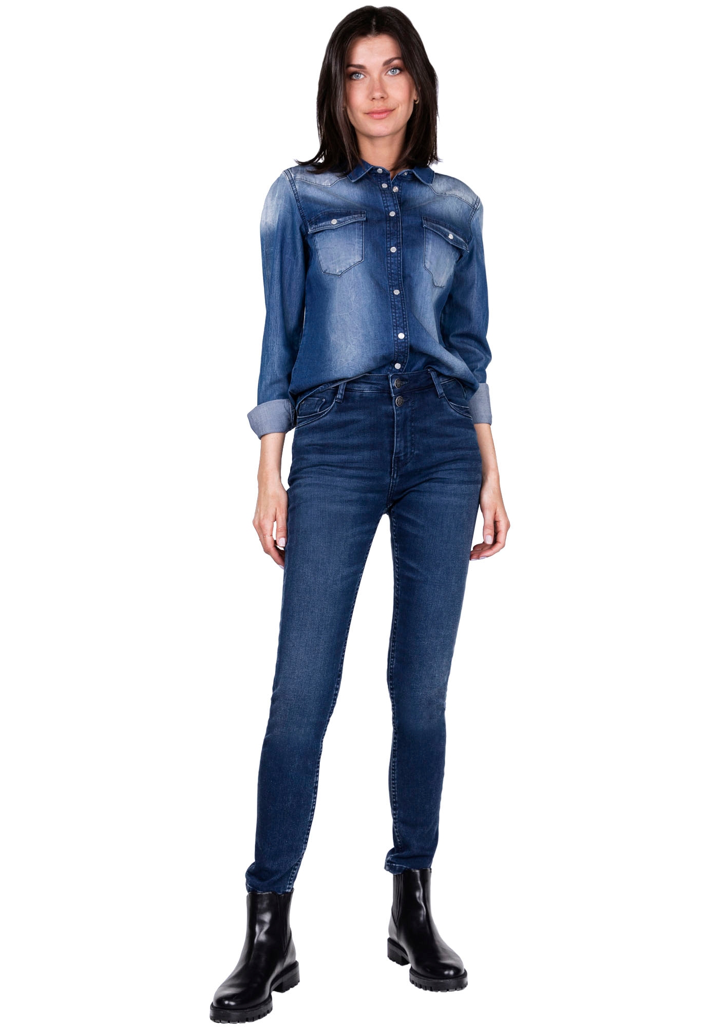 BLUE FIRE Skinny-fit-Jeans »SKINNY HIGH RISE«