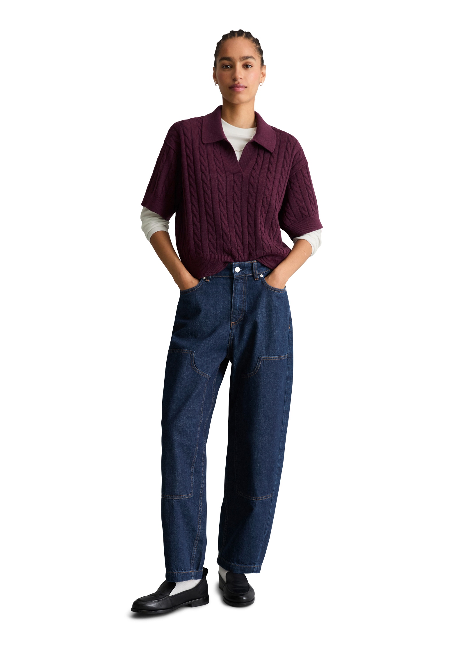 Marc O'Polo DENIM Poloshirt »aus softem Schurwolle-Mix«
