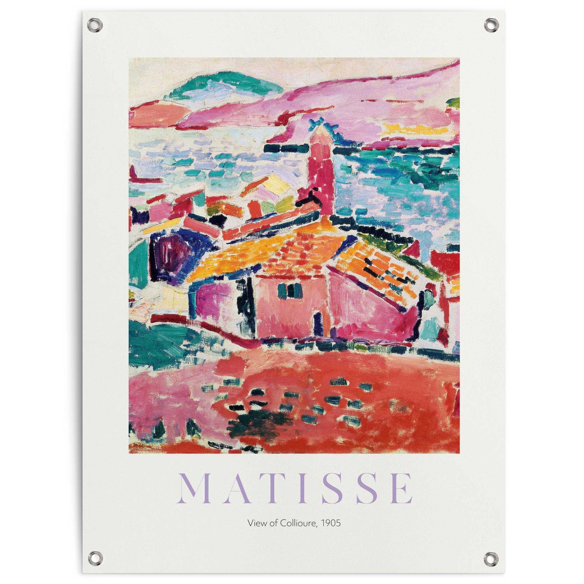 Reinders Poster "Matisse - Les toits de Collioure", Garten - Mehrfarbig - L günstig online kaufen