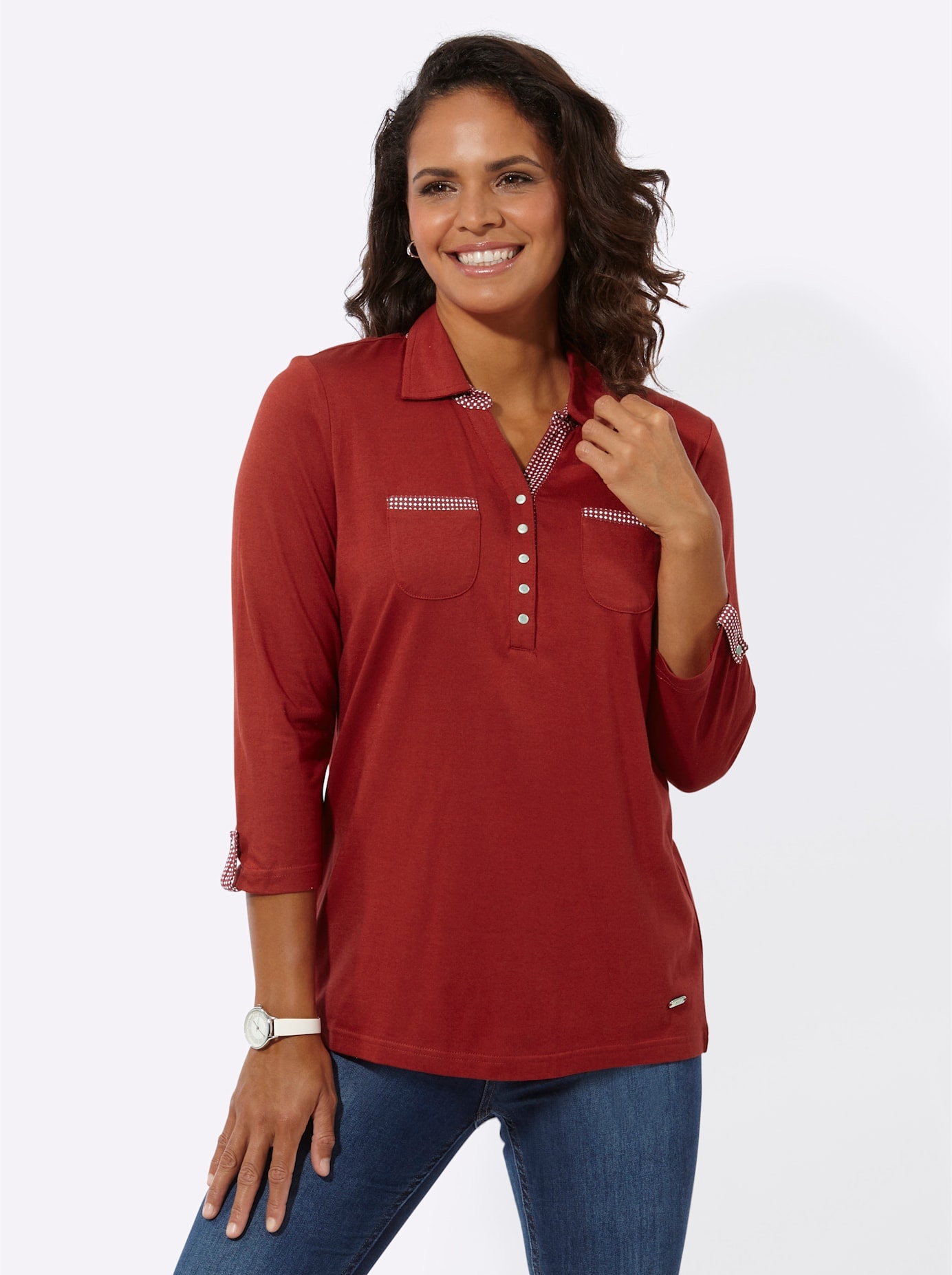 Casual Looks Poloshirt "Poloshirt", 1 Stk. günstig online kaufen