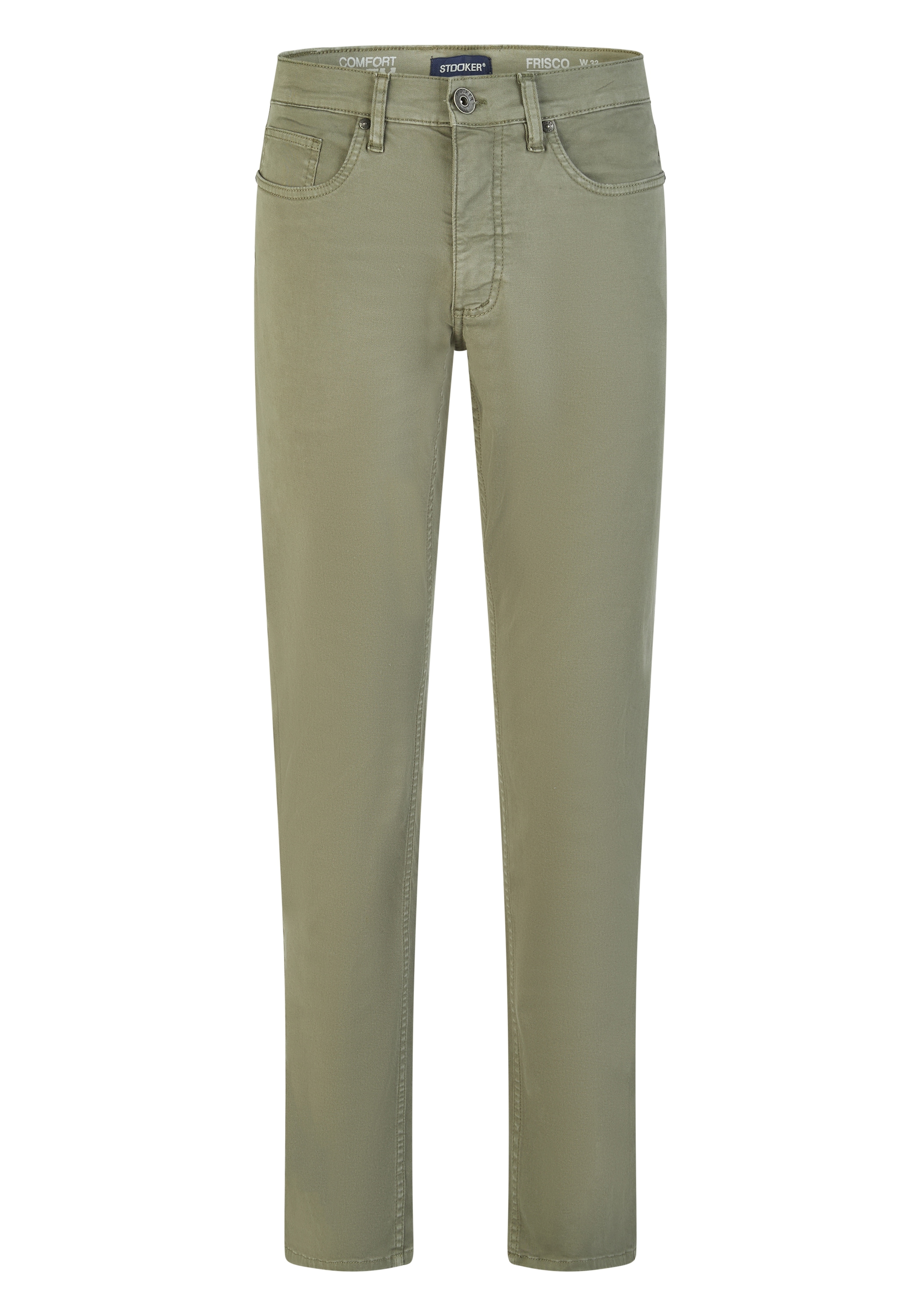Stooker Men "Frisco Twill Straight Fit Jeans" Straight Fit Casual Clean Wash Twill Coloured Comfort Flex für Herren