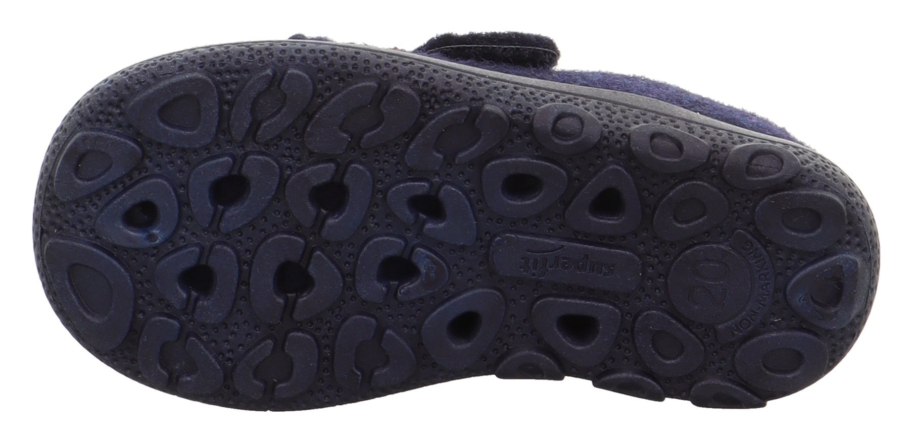 Superfit Hausschuh »HAPPY OCTI WMS: Mittel«, Klettschuh mit Schurwolle, Größenschablone zum Download