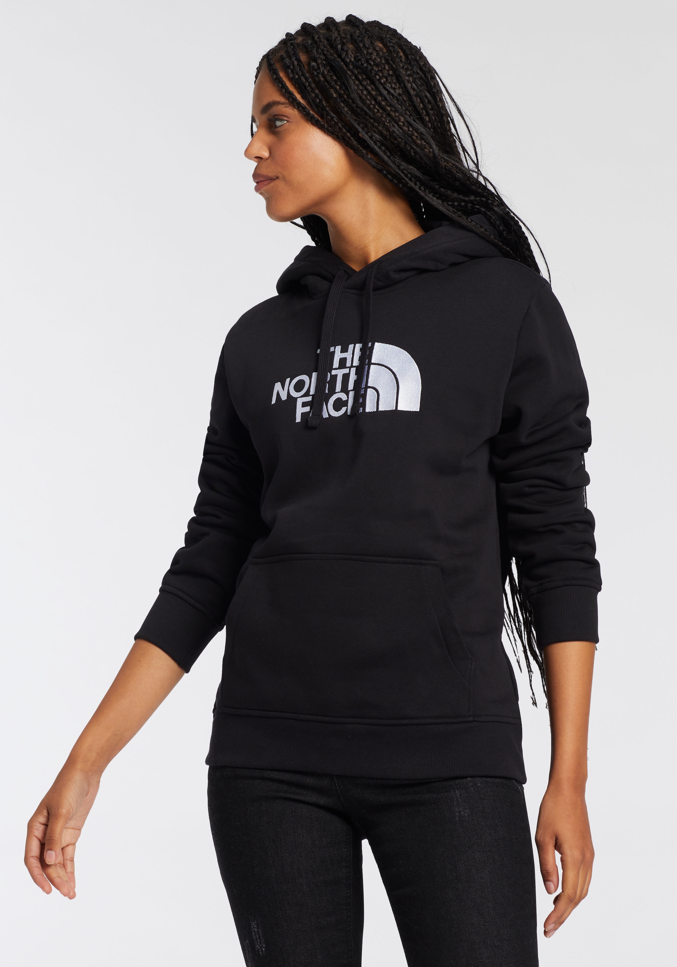 The North Face Kapuzensweatshirt "W DREW PEAK REGULAR HOODIE", mit regulierbarer Kapuze