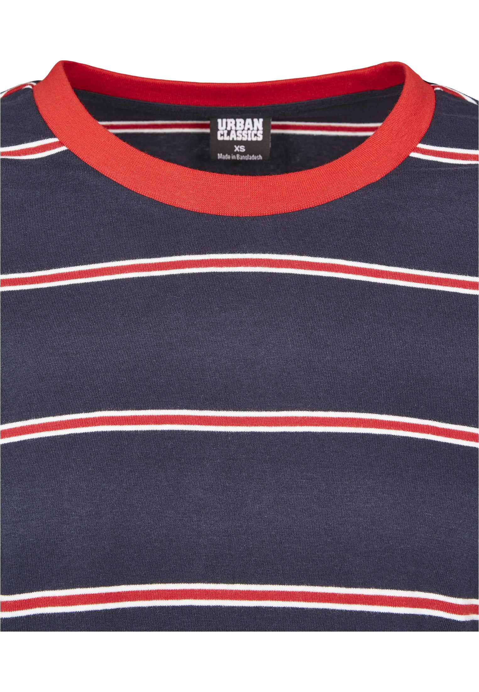 URBAN CLASSICS Langarmshirt »Damen Ladies Short Yarn Dyed Skate Stripe LS«,  (1 tlg.) für bestellen | BAUR