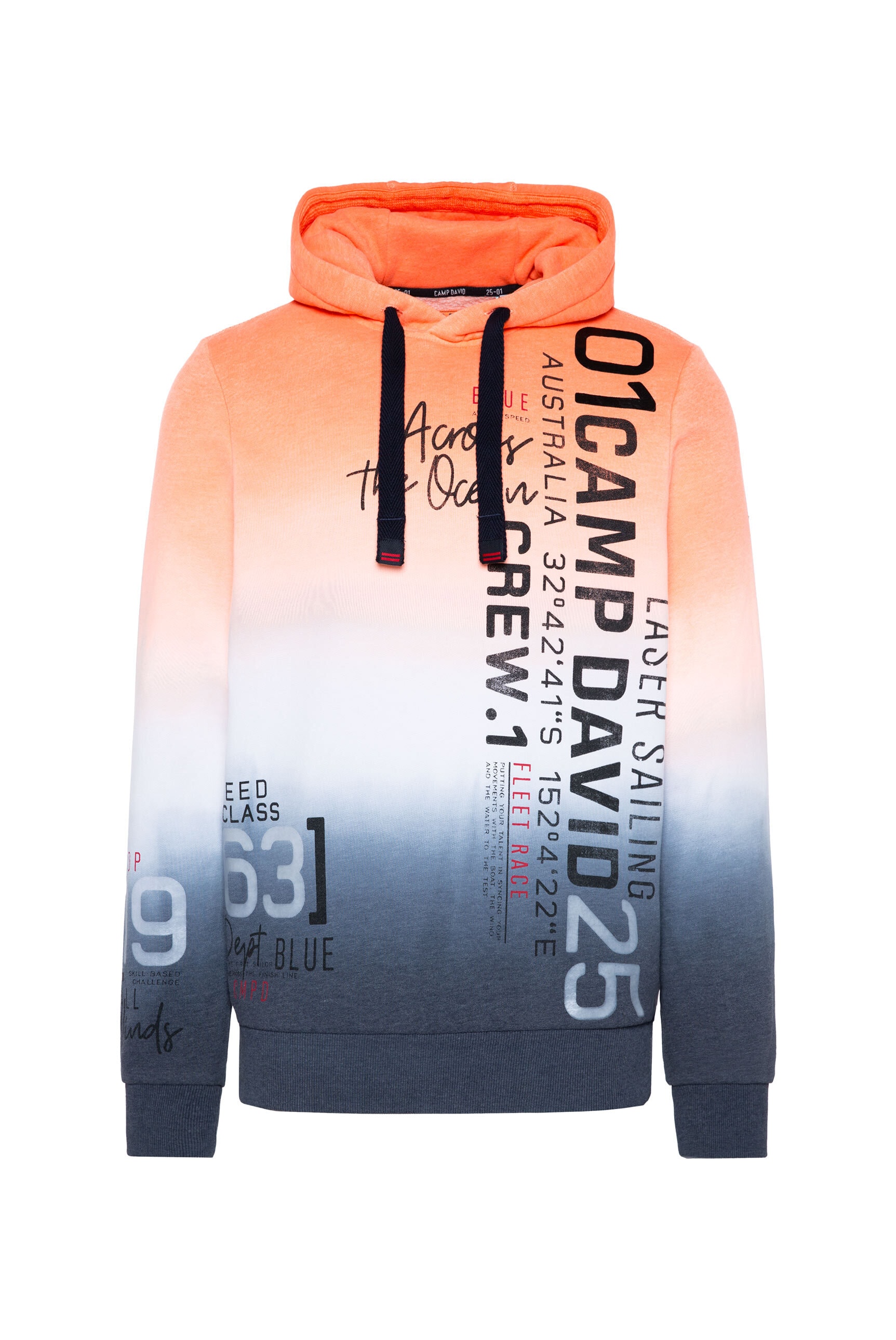 CAMP DAVID Kapuzensweatshirt, mit Farbverlauf